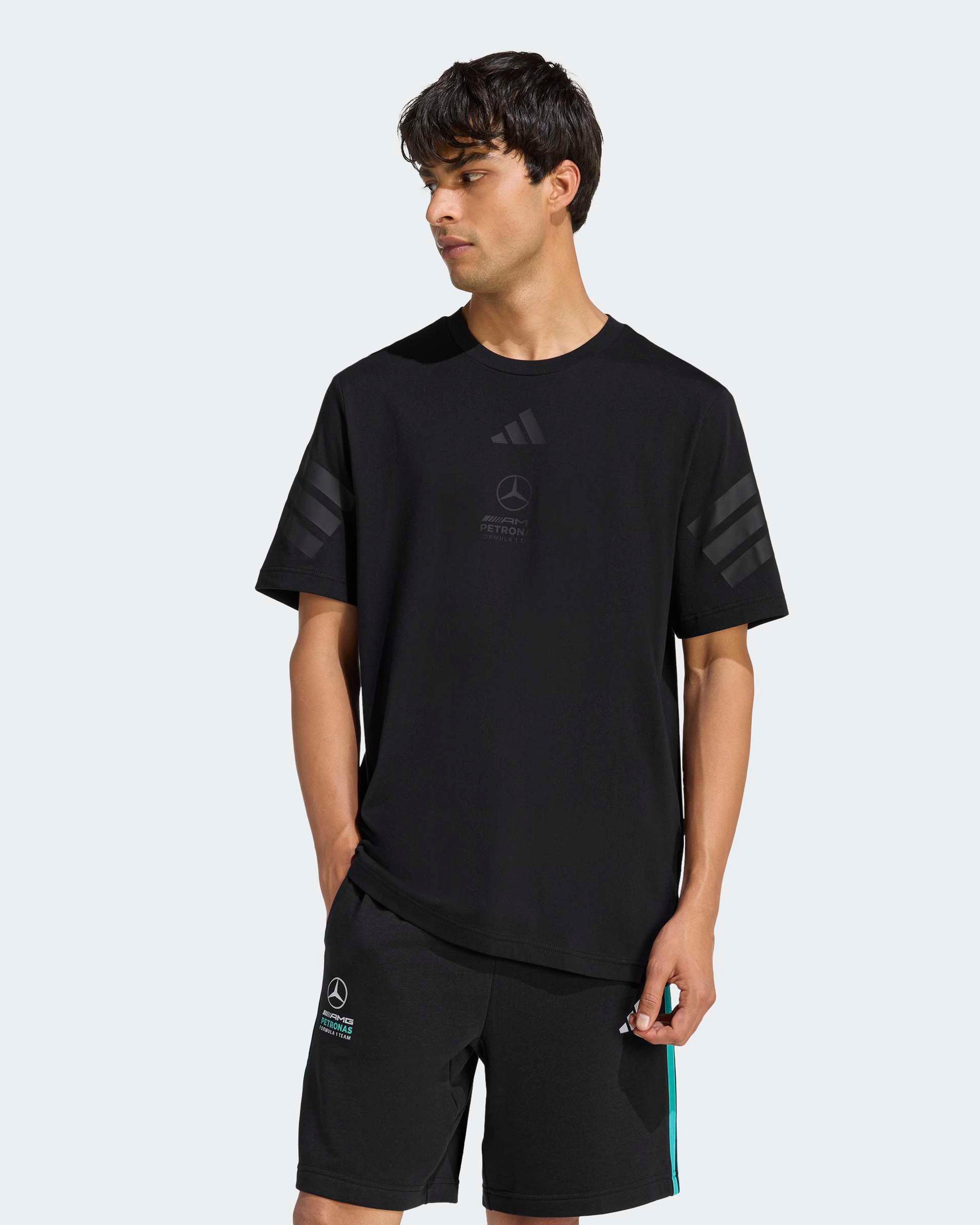 2026 Men's Lights Out T-shirt - Black | Mercedes-AMG PETRONAS F1