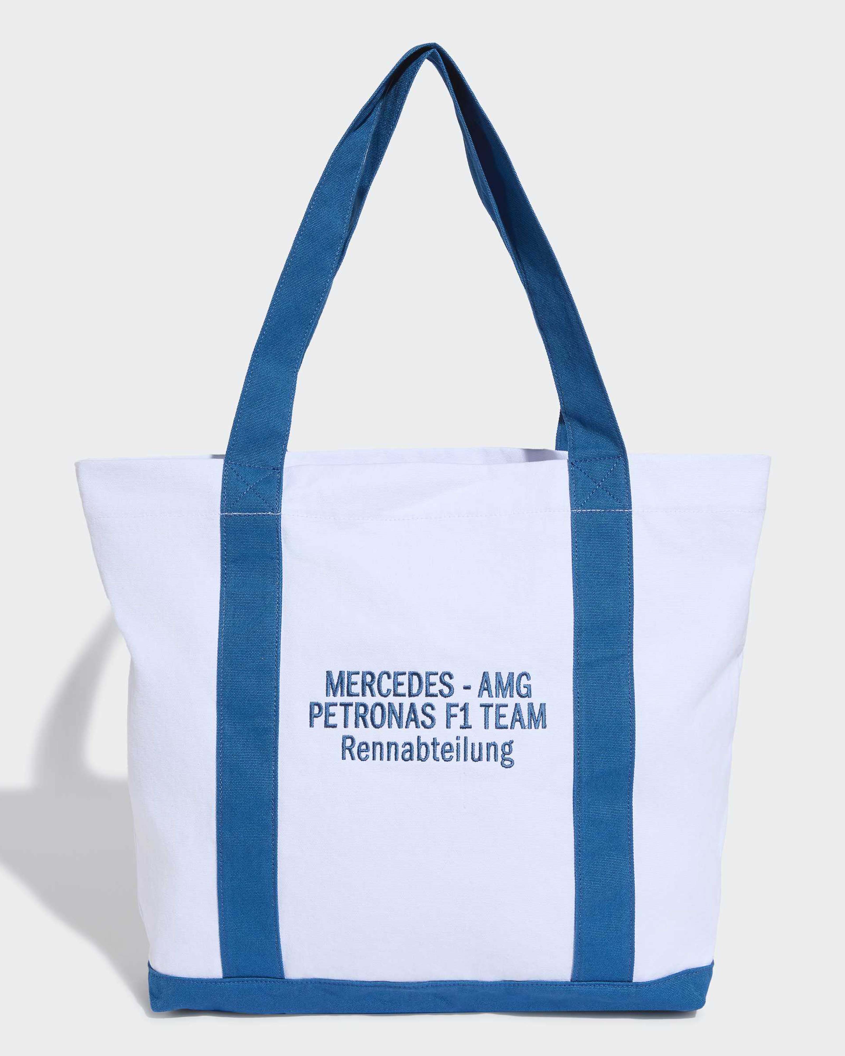 Mercedes-AMG PETRONAS F1 Team Blue Wonder Tote Bag - White | 2026