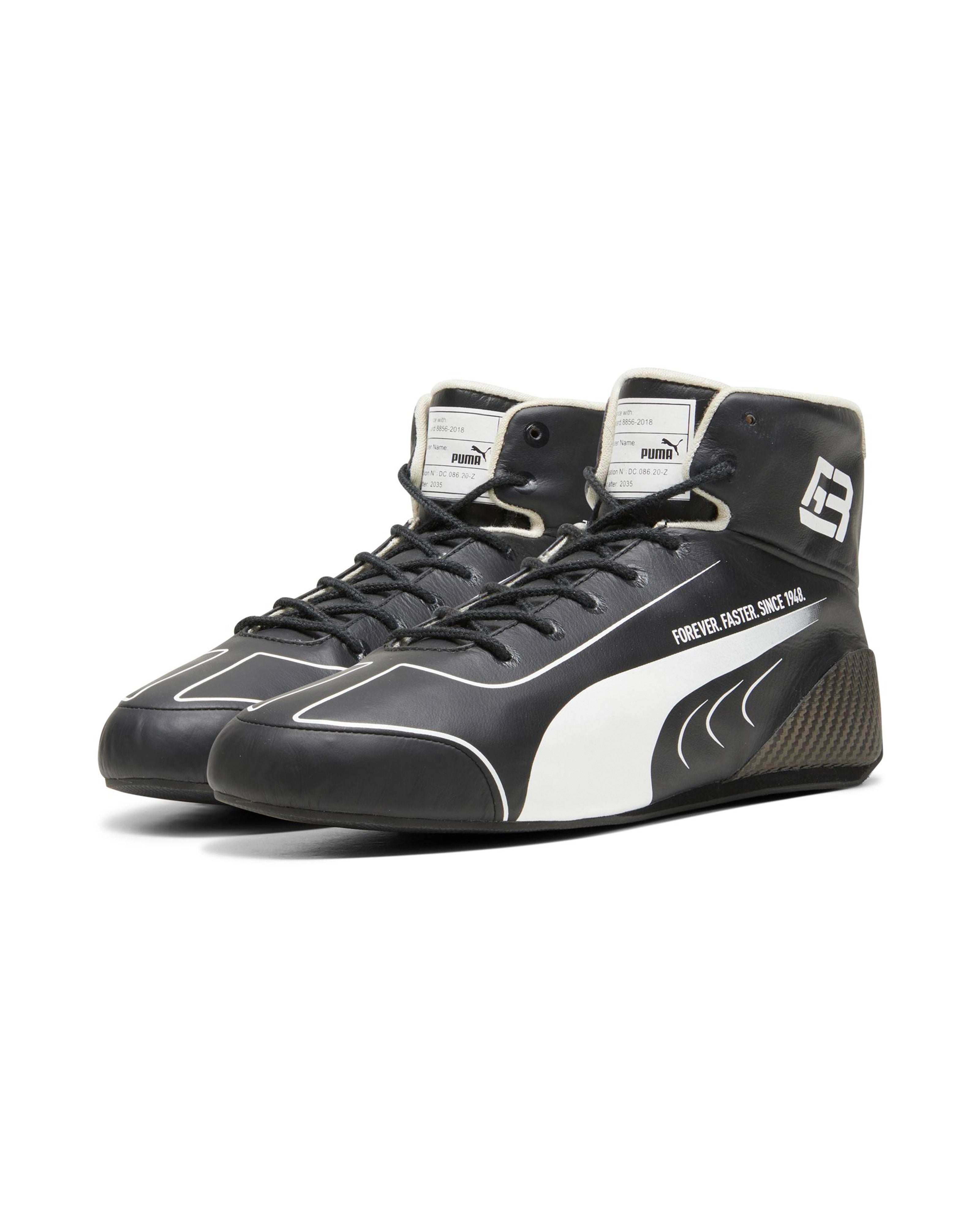 Puma mercedes black shoes online