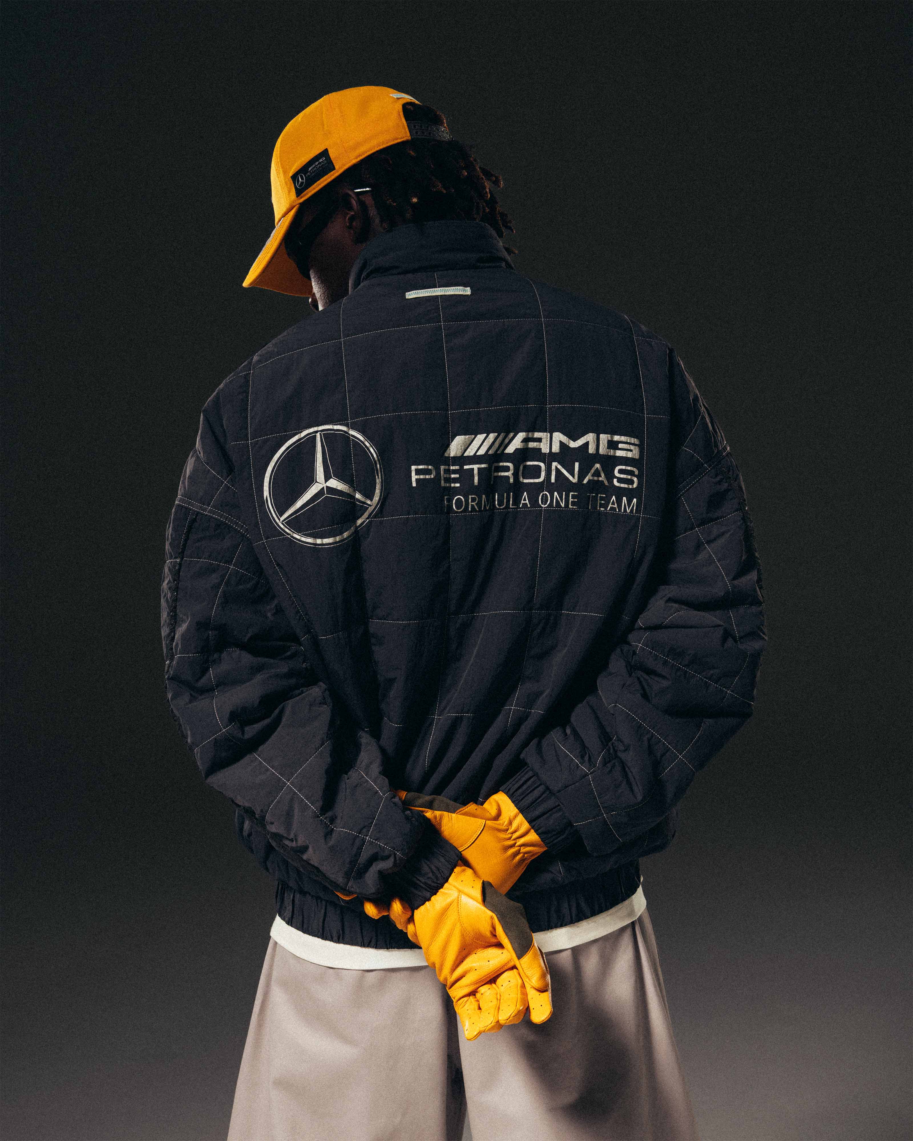 Brunt　Fp503　黒 adidas para Bad Bunny x Mercedes-AMG F1 Racing Jacket Grey