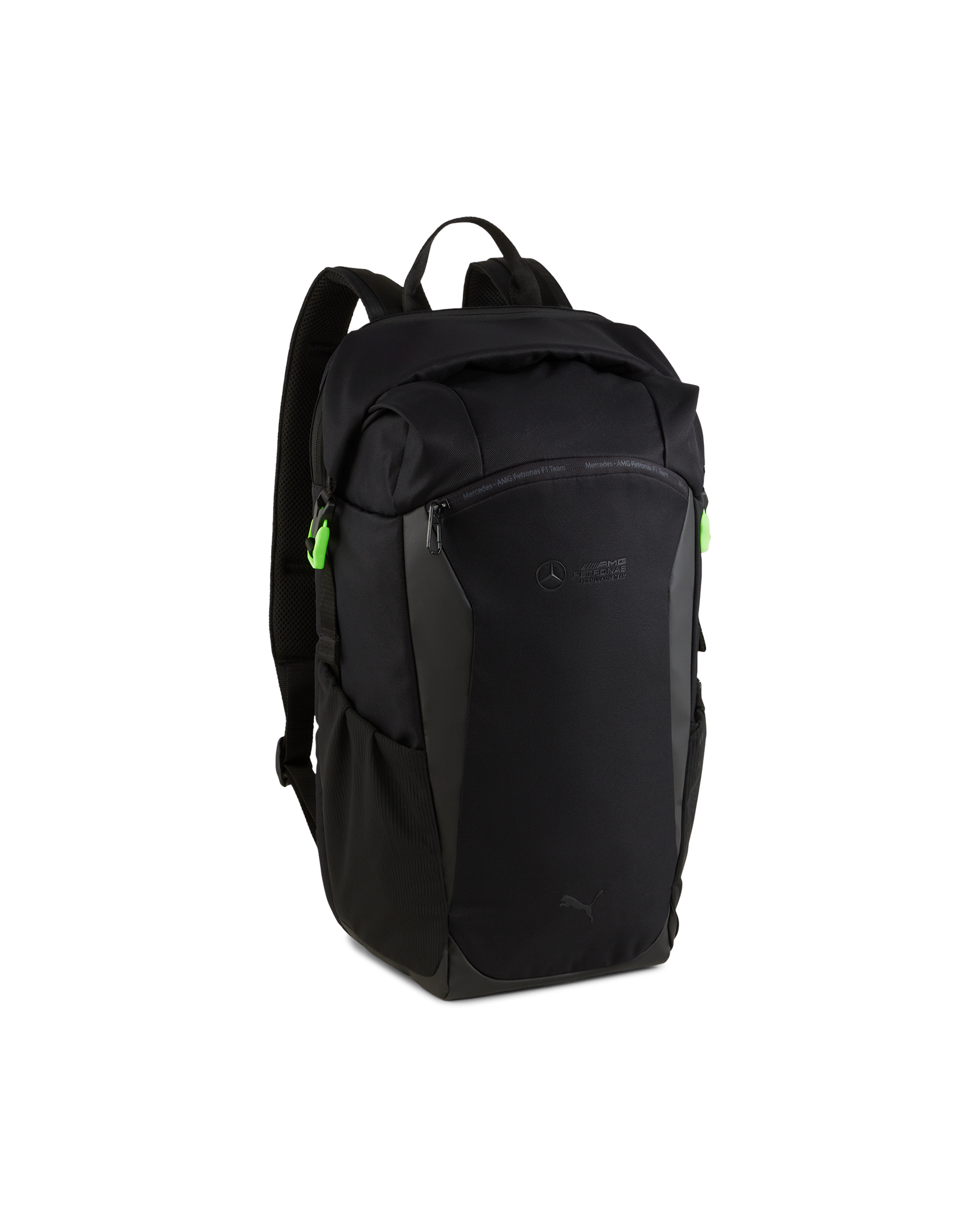 Puma Statement Backpack Black Official Mercedes AMG PETRONAS F1 Team Store