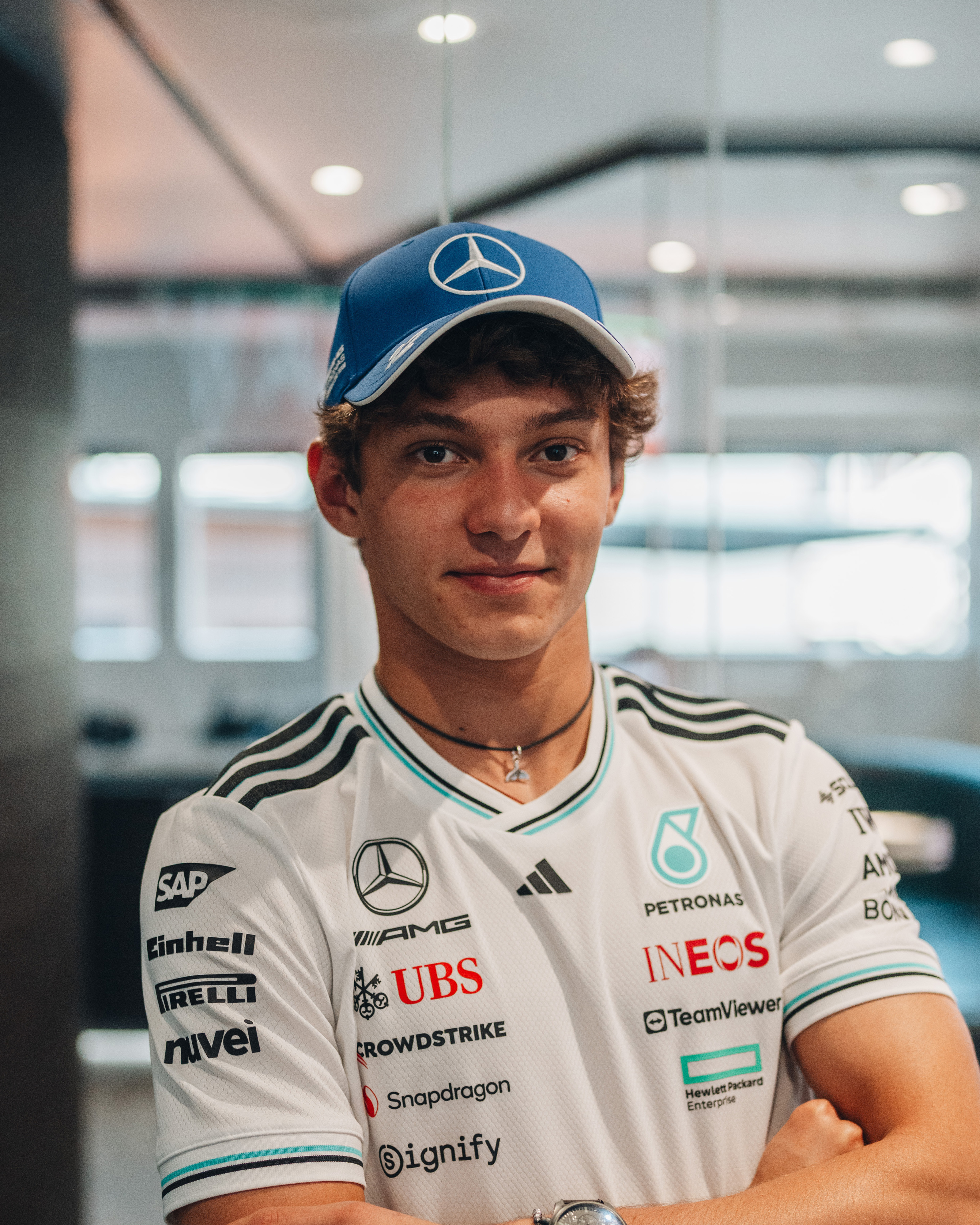 Kimi Antonelli 2025 Team Driver Cap Blue