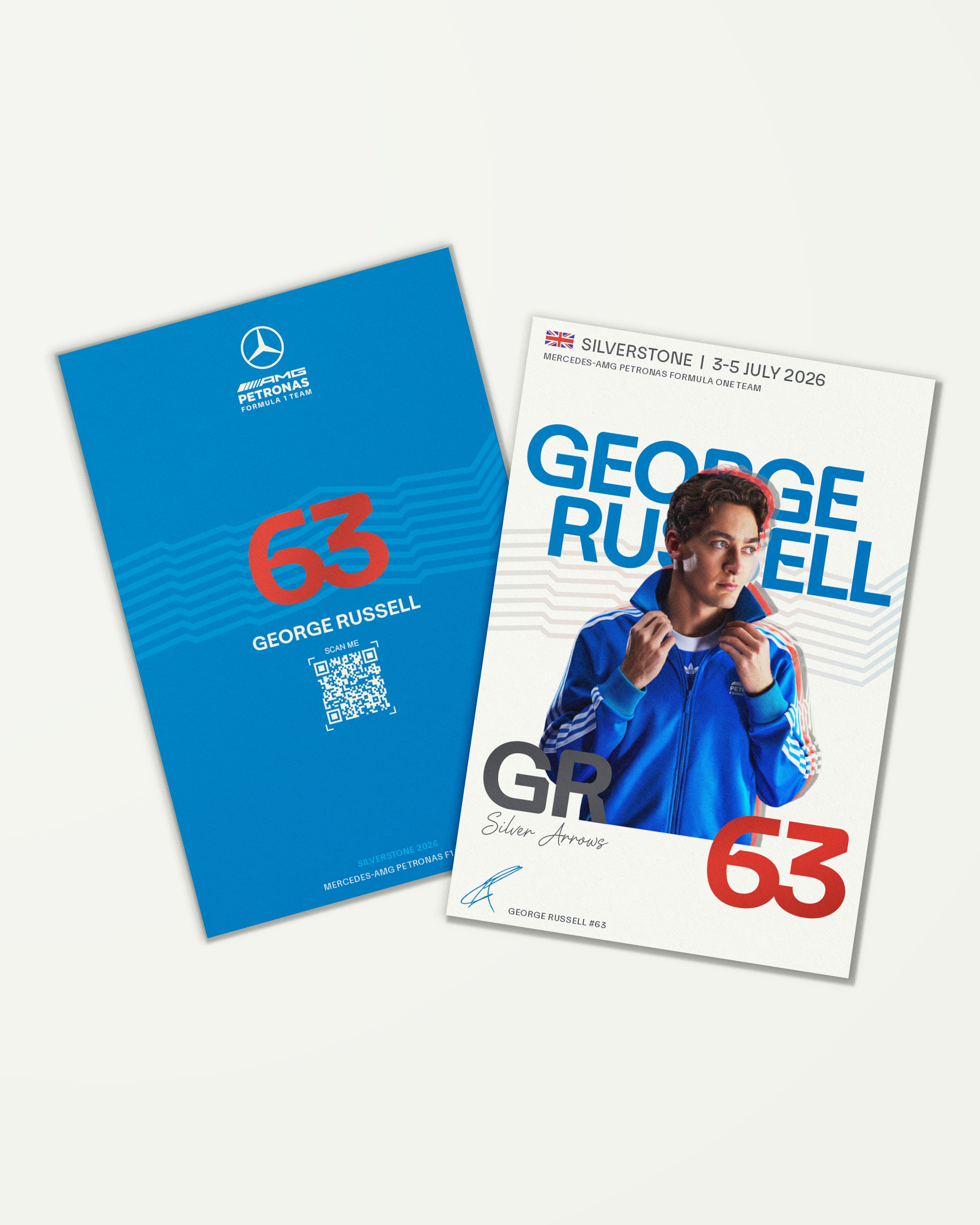 F1 応援のぼり2026 e Russell ジョージラッセル George Russell F1 Merchandise | Official Mercedes-AMG F1 Store
