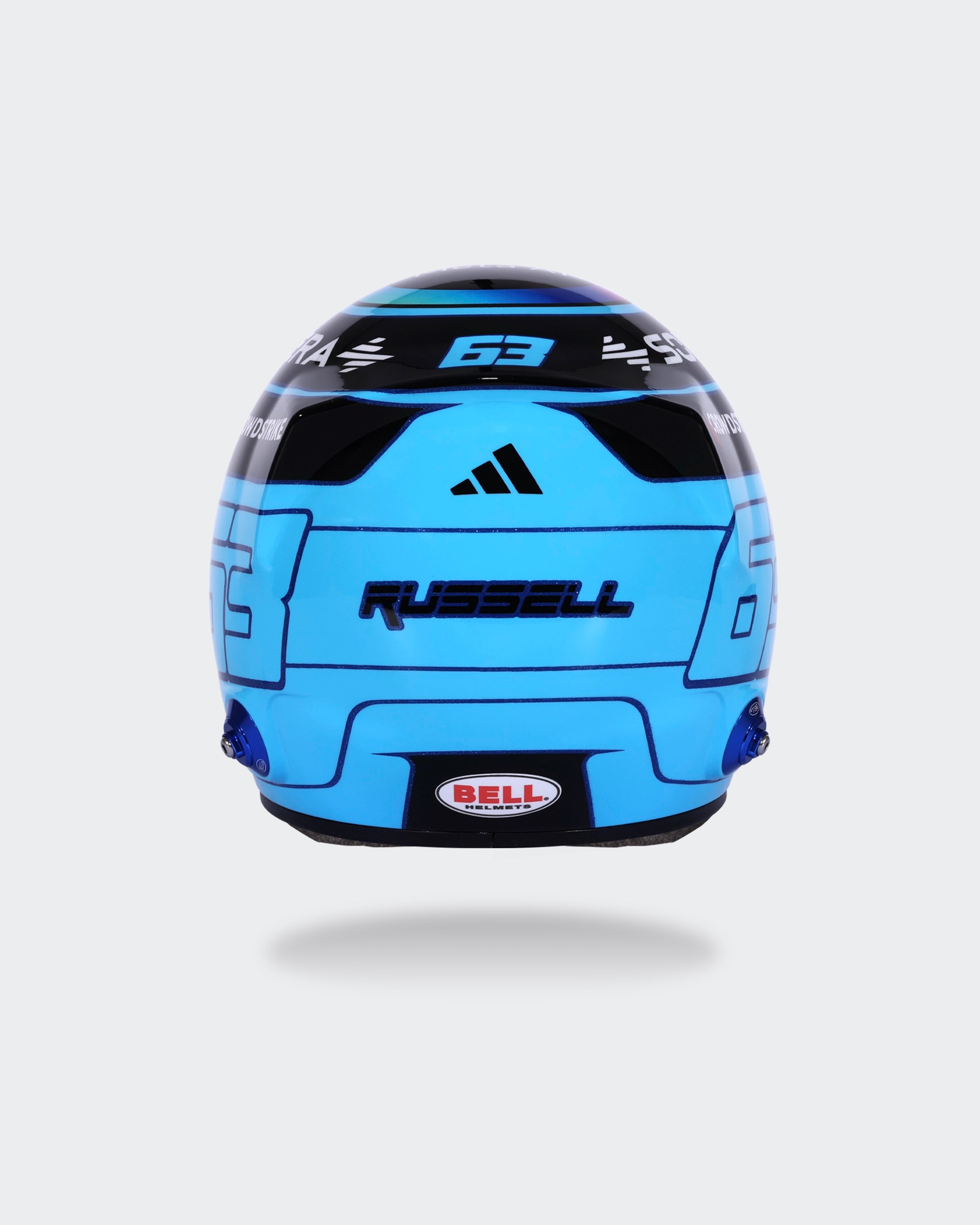George Russell 2026 Mini Bell Helmet Replica 1:2