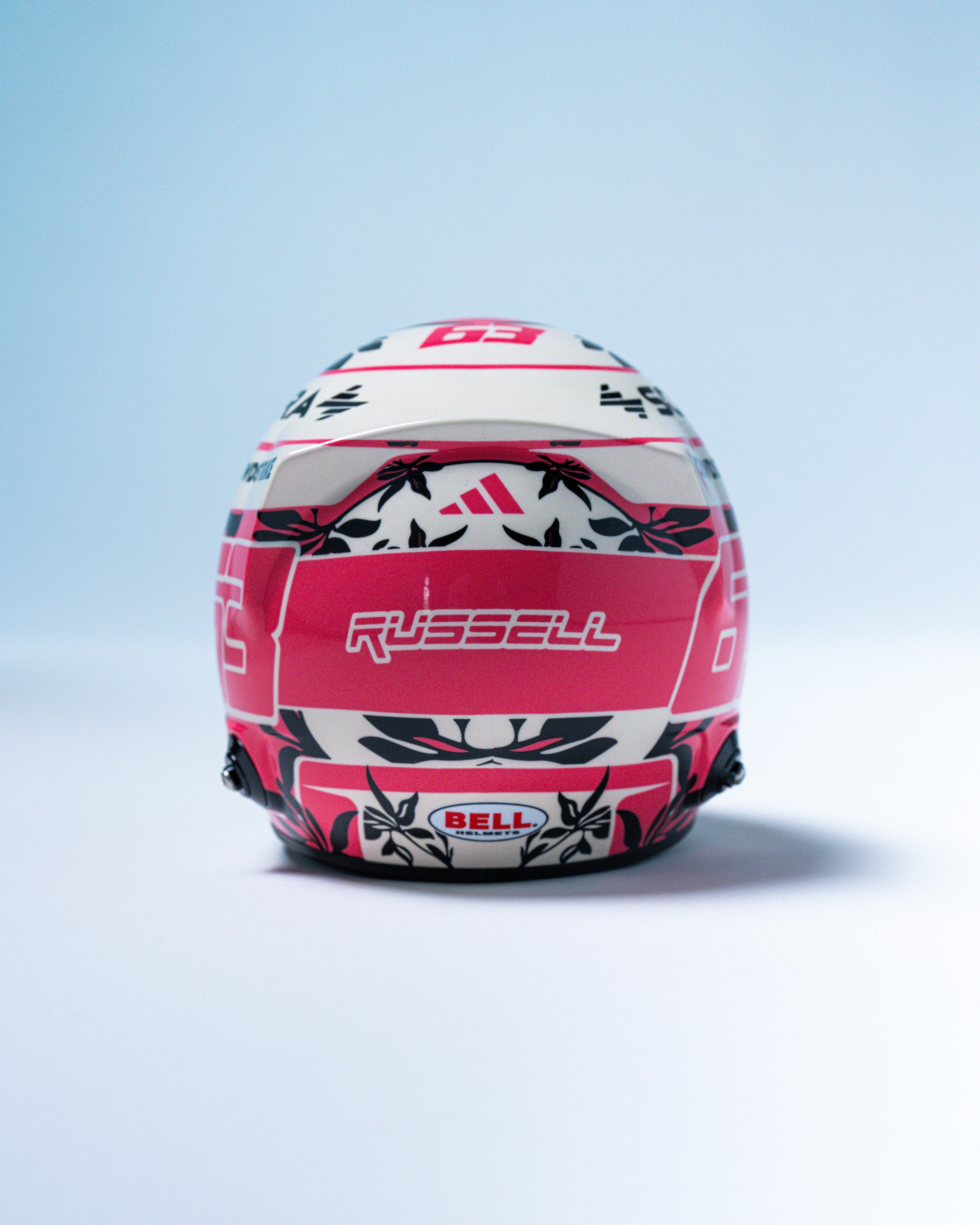 George Russell 2025 Miami Mini Bell Helmet Replica 1:2