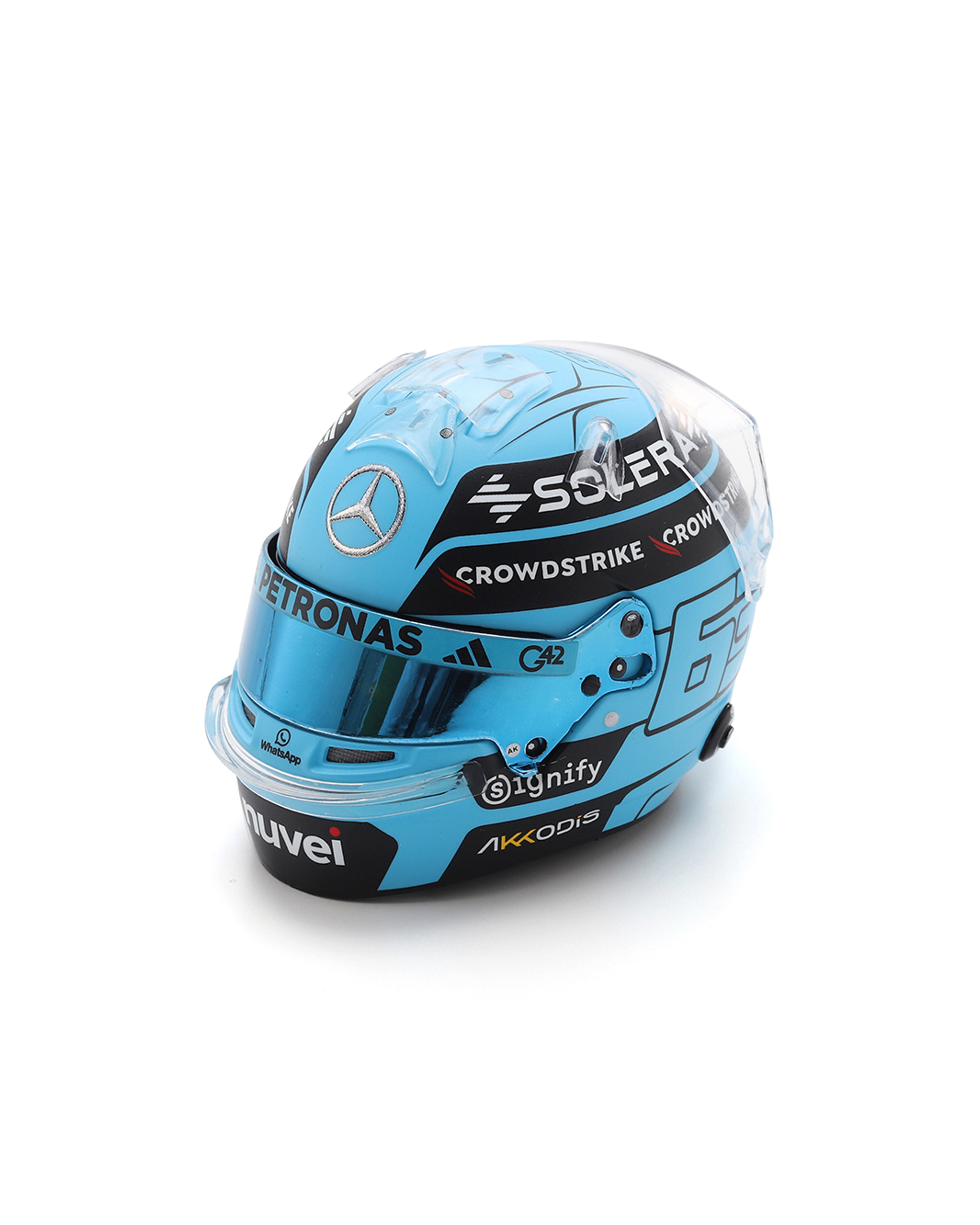 George Russell 2025 Sparks Helmet 1:5