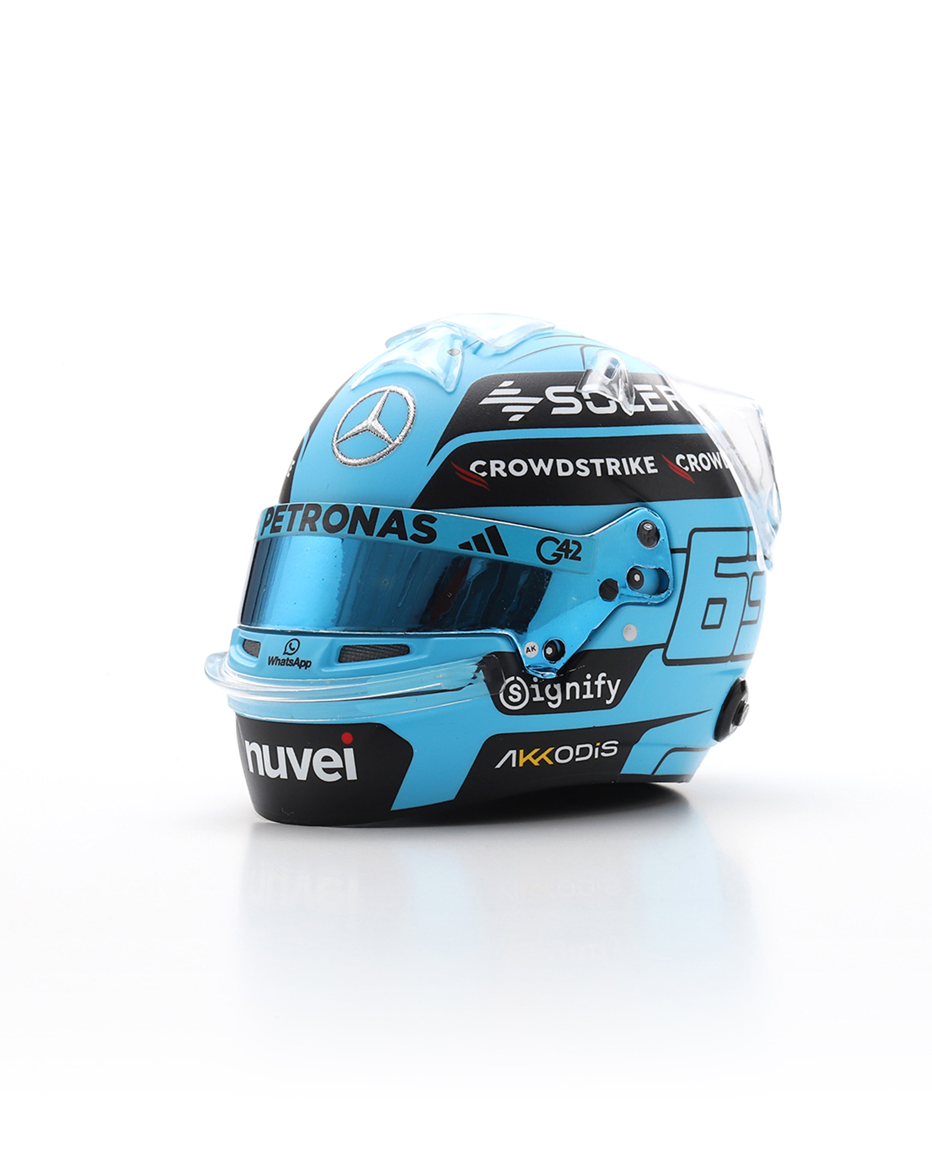 George Russell 2025 Sparks Helmet 1:5