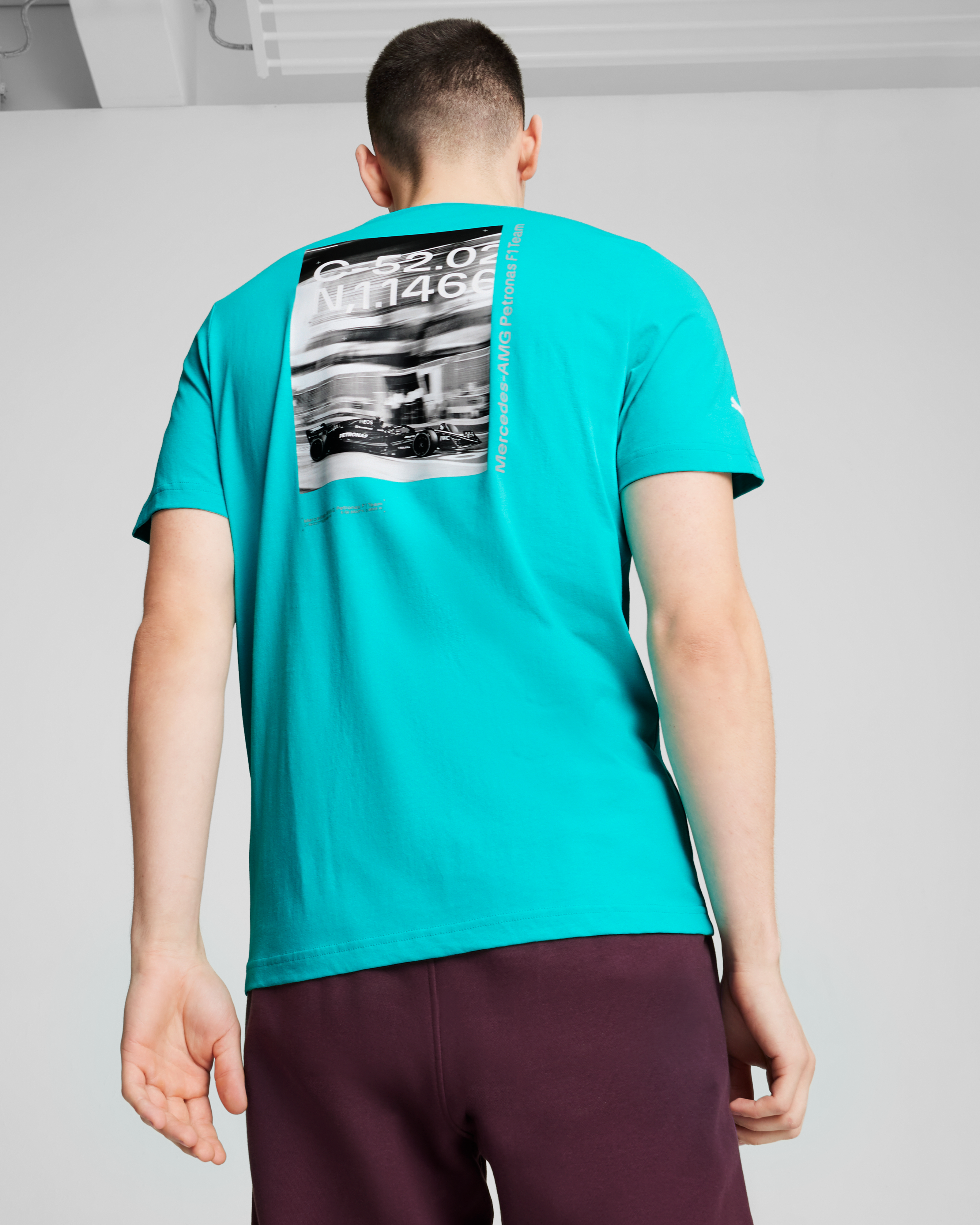 Mens Puma Statement Tee Sheen Green