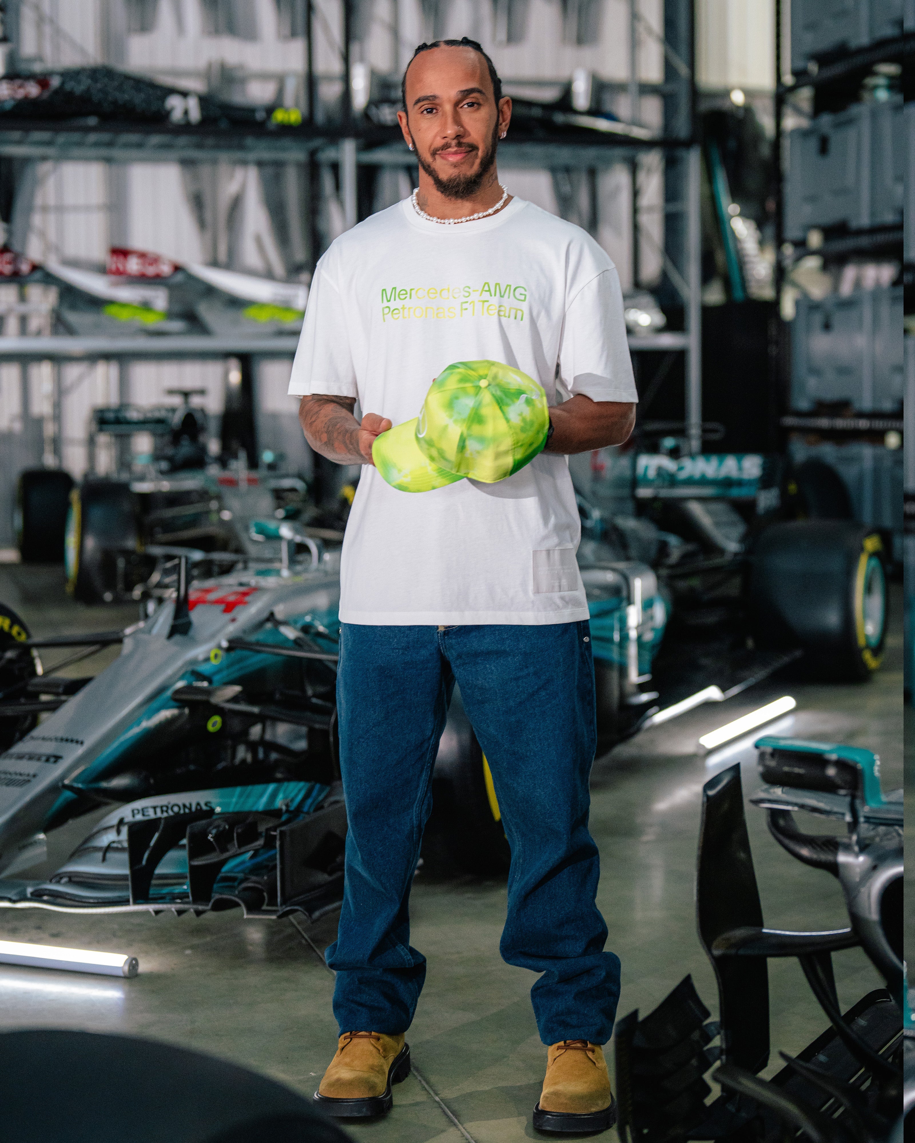 Lewis Hamilton Special Edition Brazil Tee White