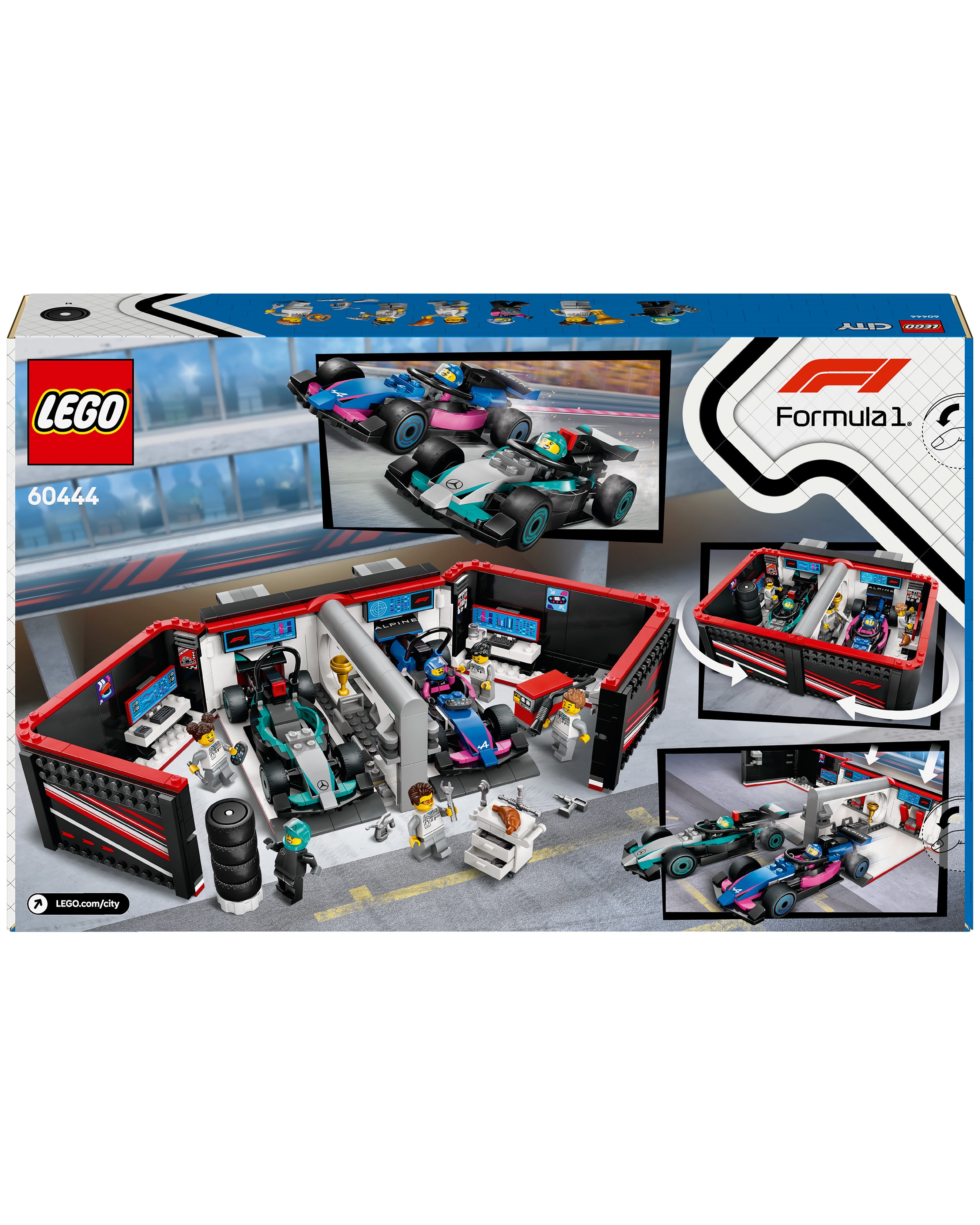 LEGO® City F1 Garage & Mercedes-AMG & Alpine Cars