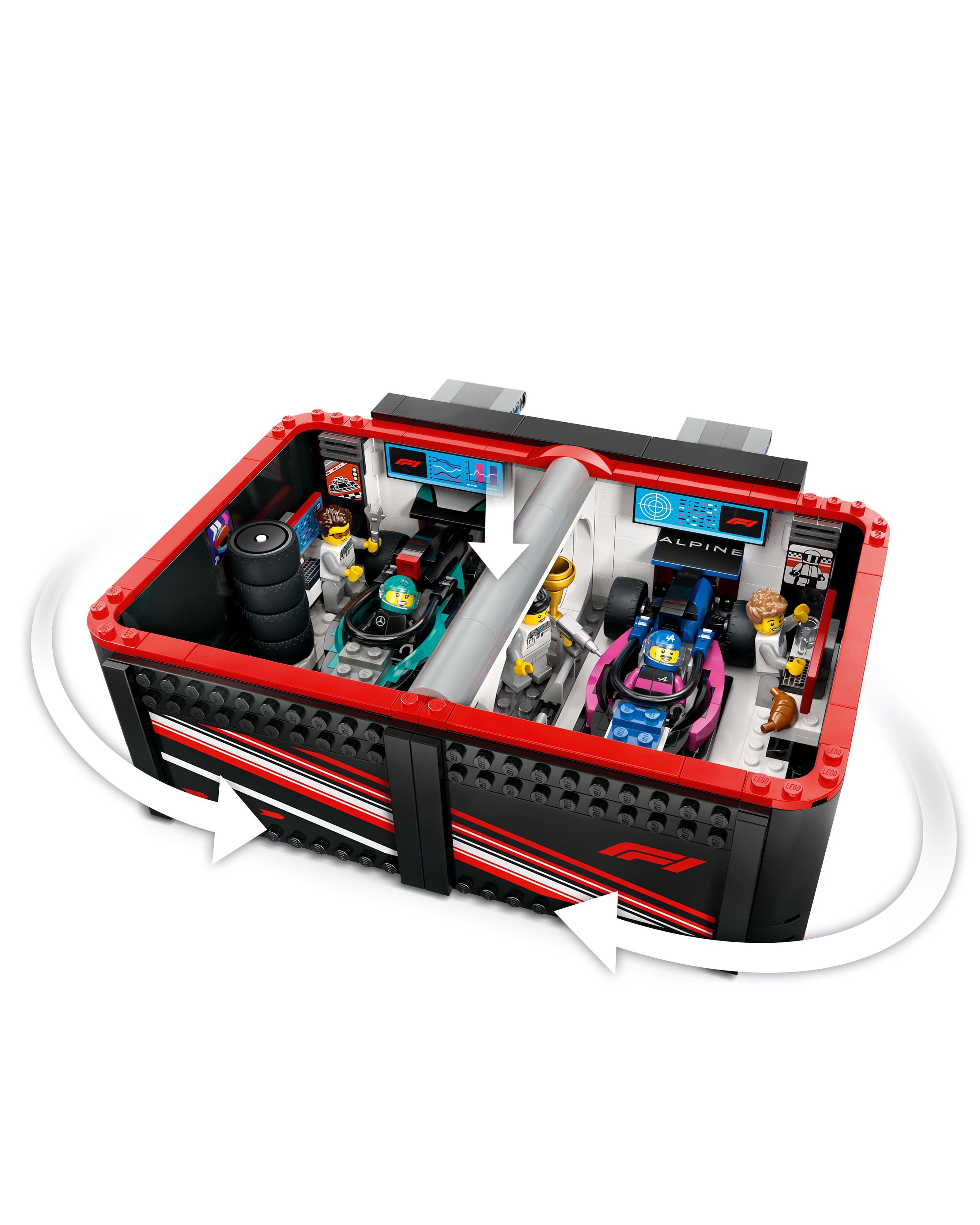 LEGO® City F1 Garage & Mercedes-AMG & Alpine Cars