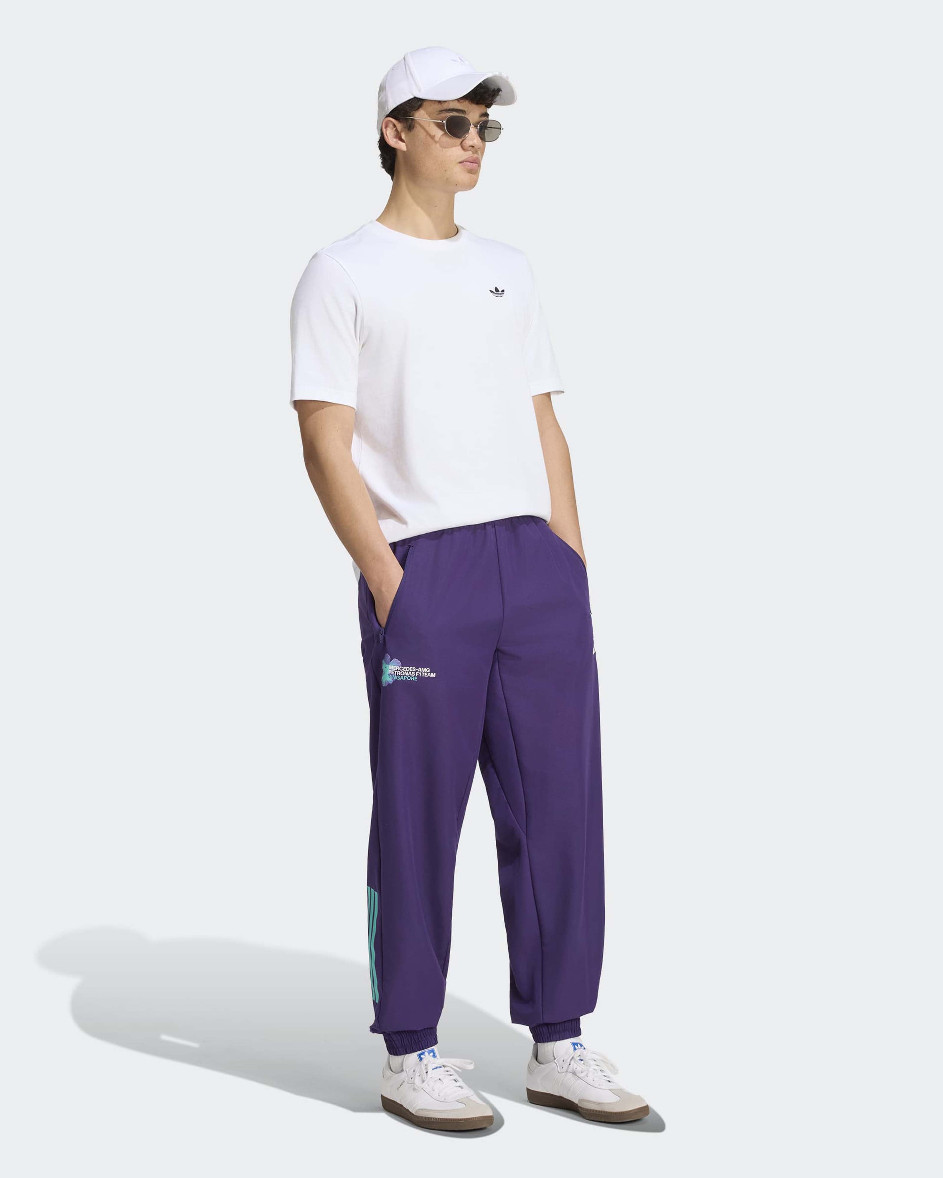 Men's Vanda Bloom Pants - Purple | Mercedes-AMG F1 x adidas (2026