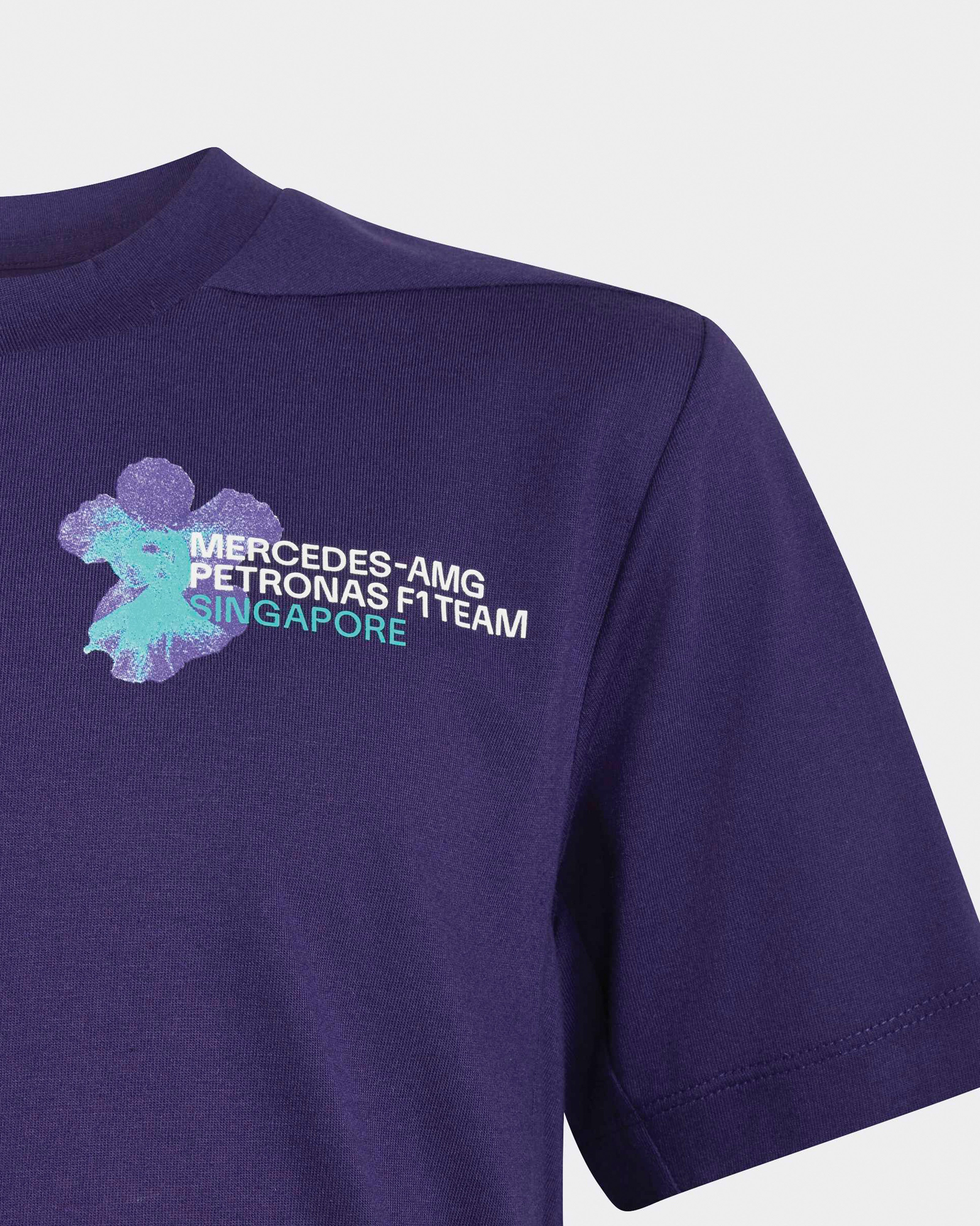 Kids Vanda Bloom T-shirt Purple