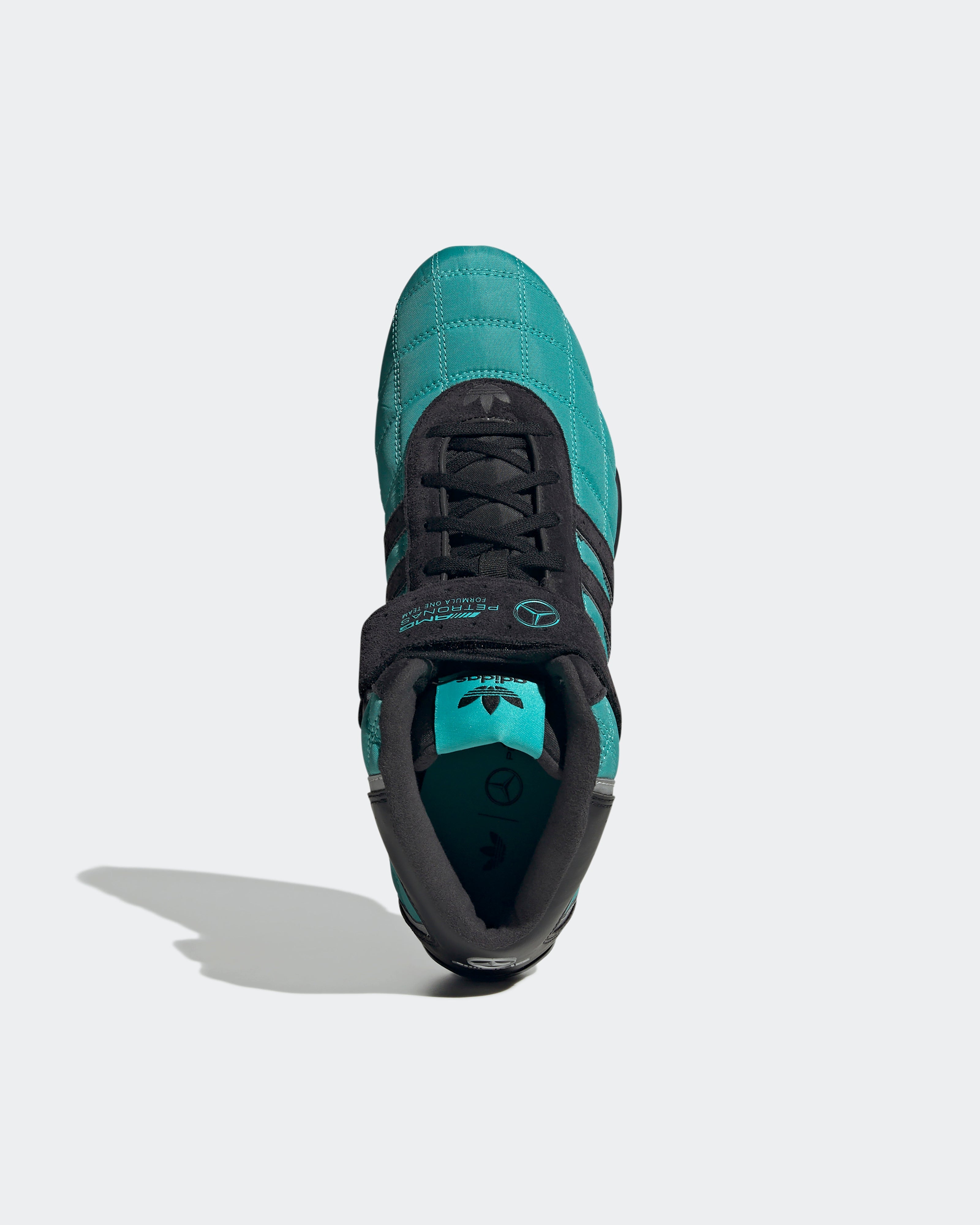 Adi Racer Hi Shoes Teal | Official Mercedes-AMG PETRONAS F1