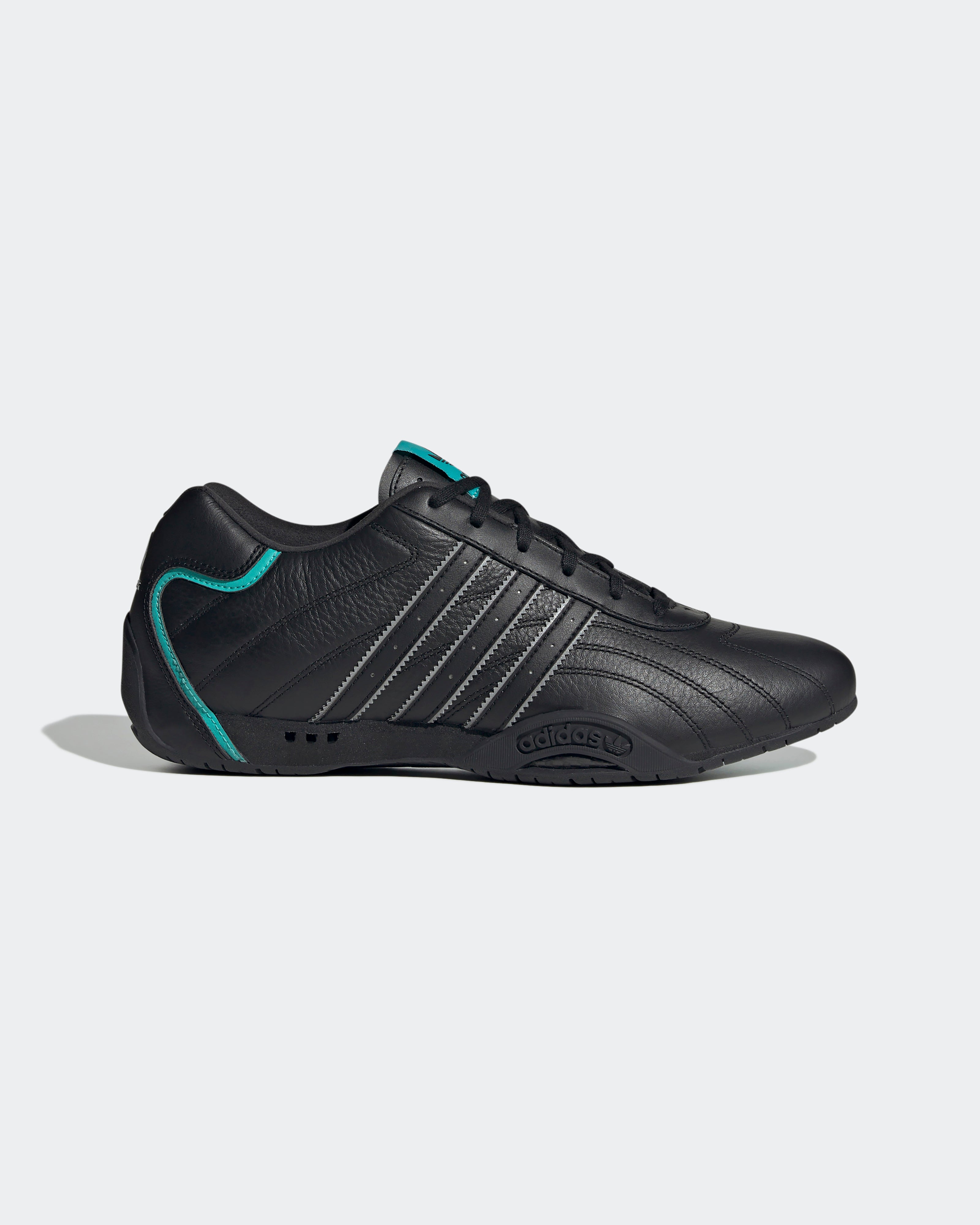 Adi Racer Lo Shoes Black | Official Mercedes-AMG PETRONAS F1