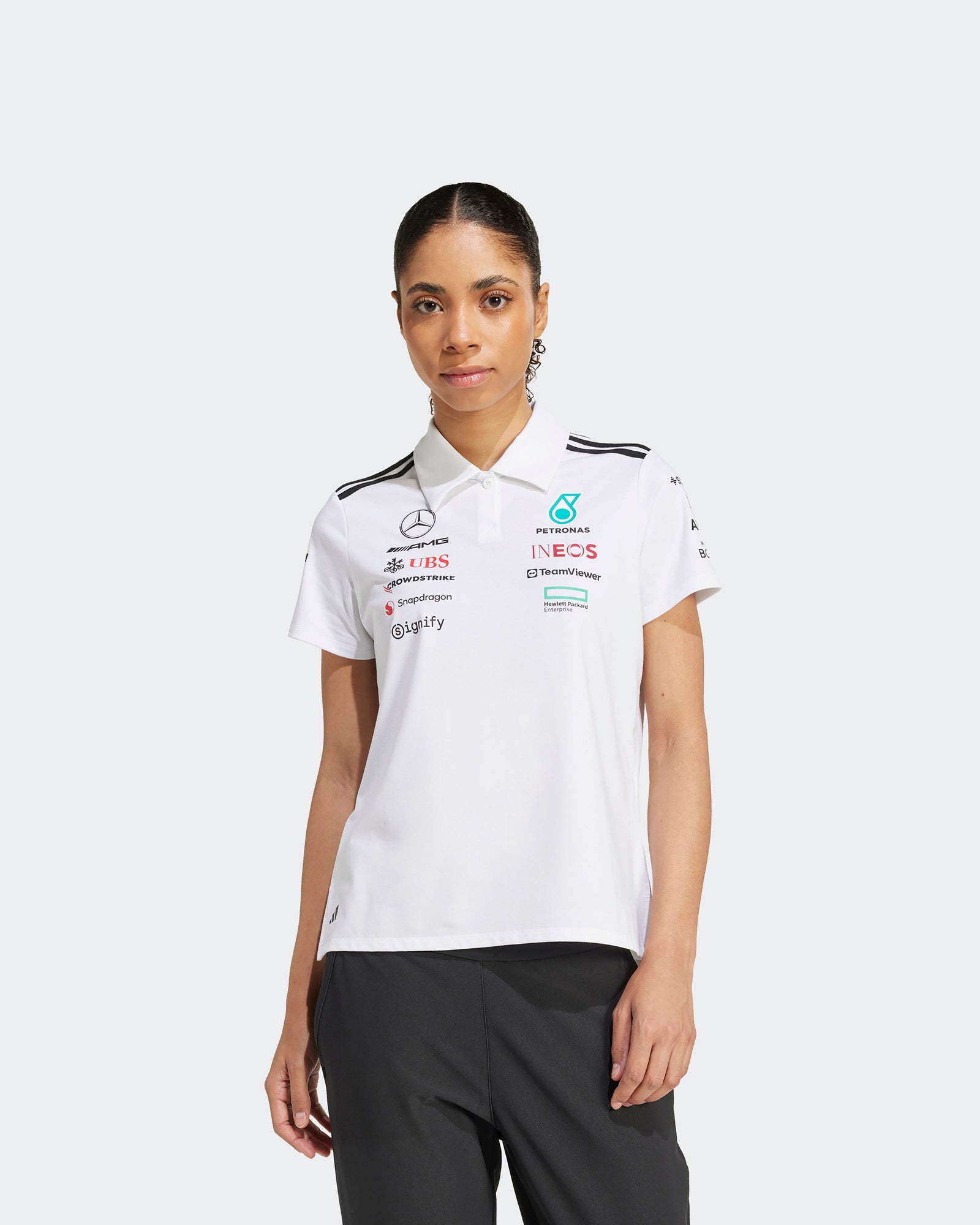 Womens 2025 Team Polo White