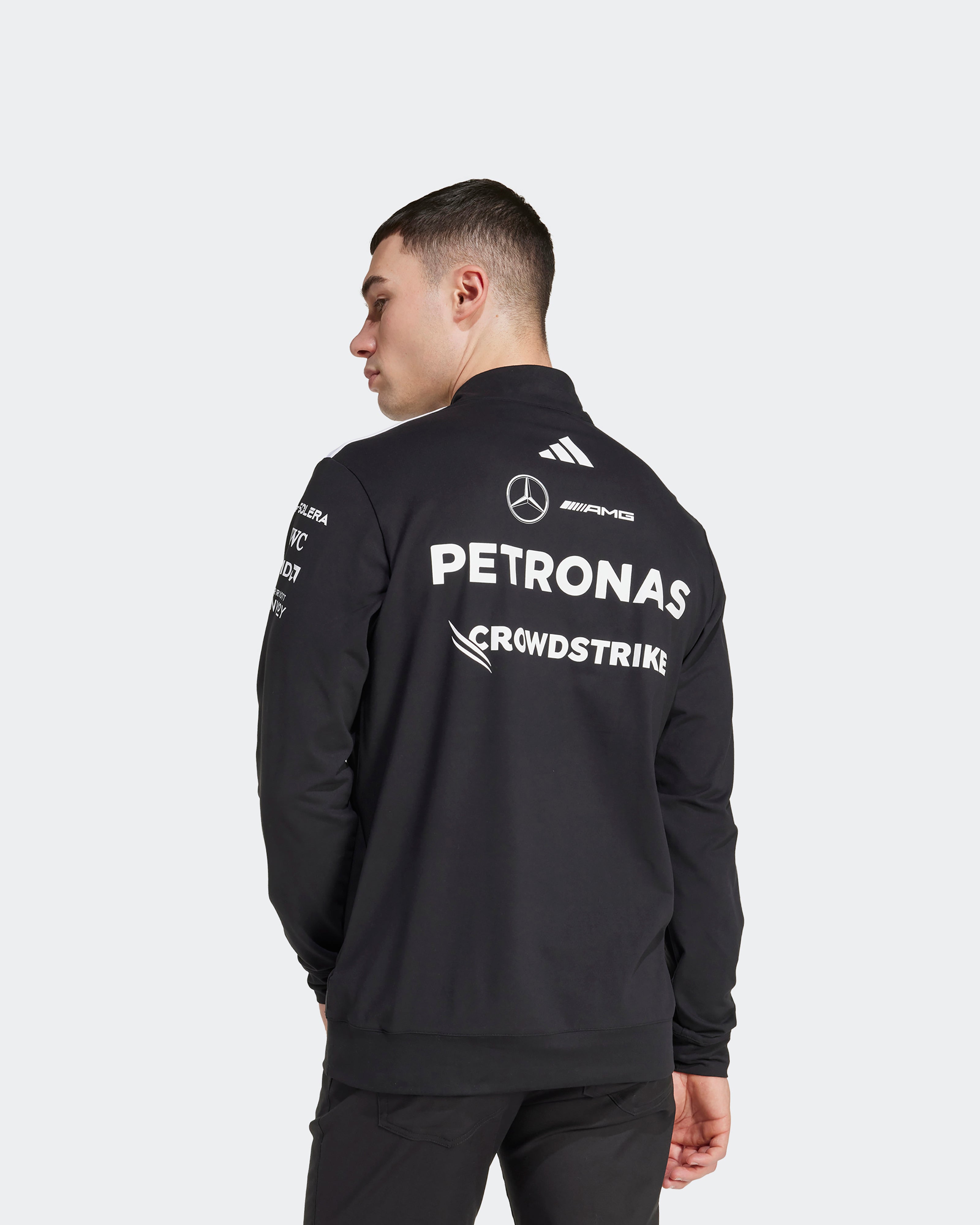 Mens 2025 Team Quarter Zip Black | Official Mercedes-AMG