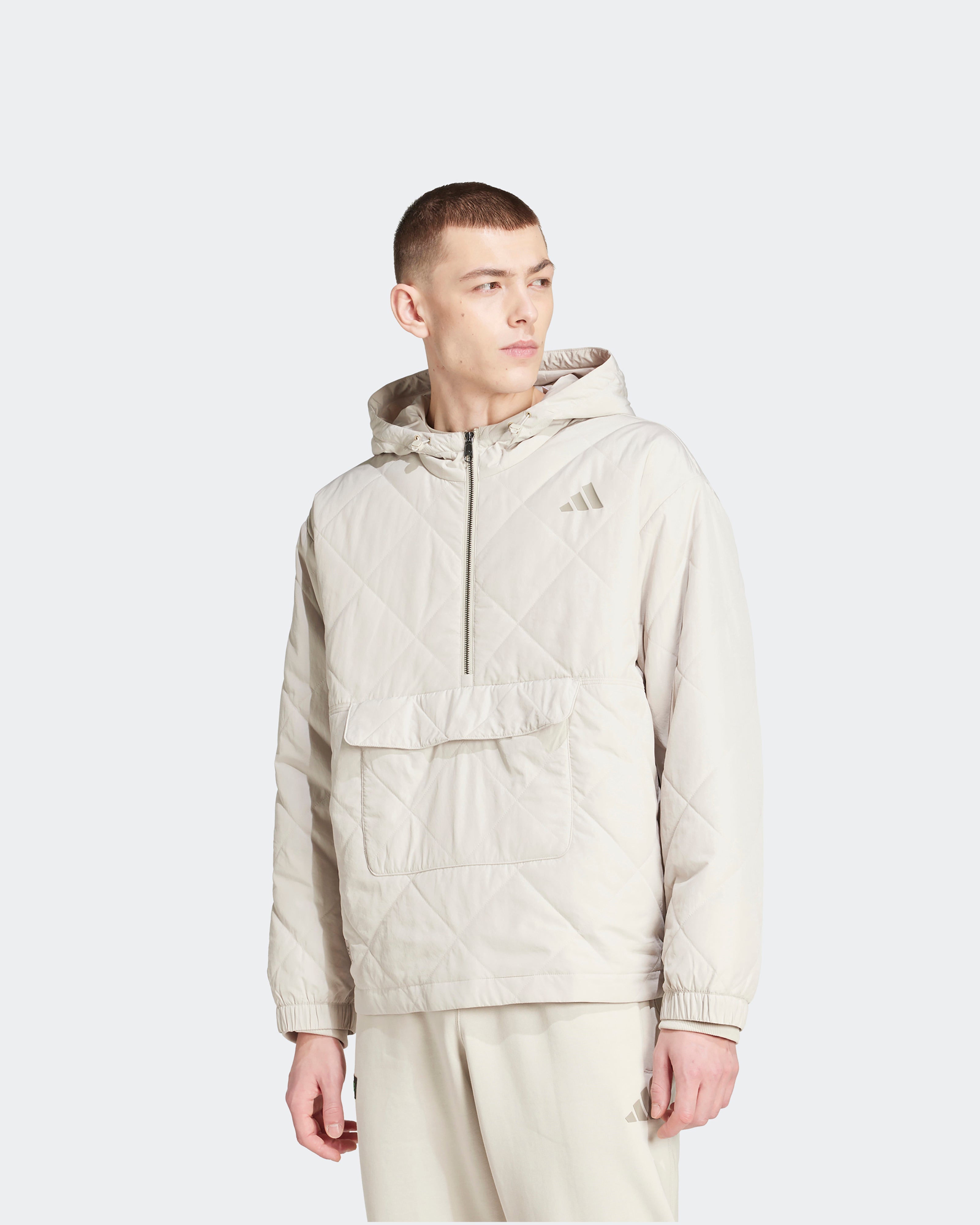 Mens Premium Sweat Jacket Beige