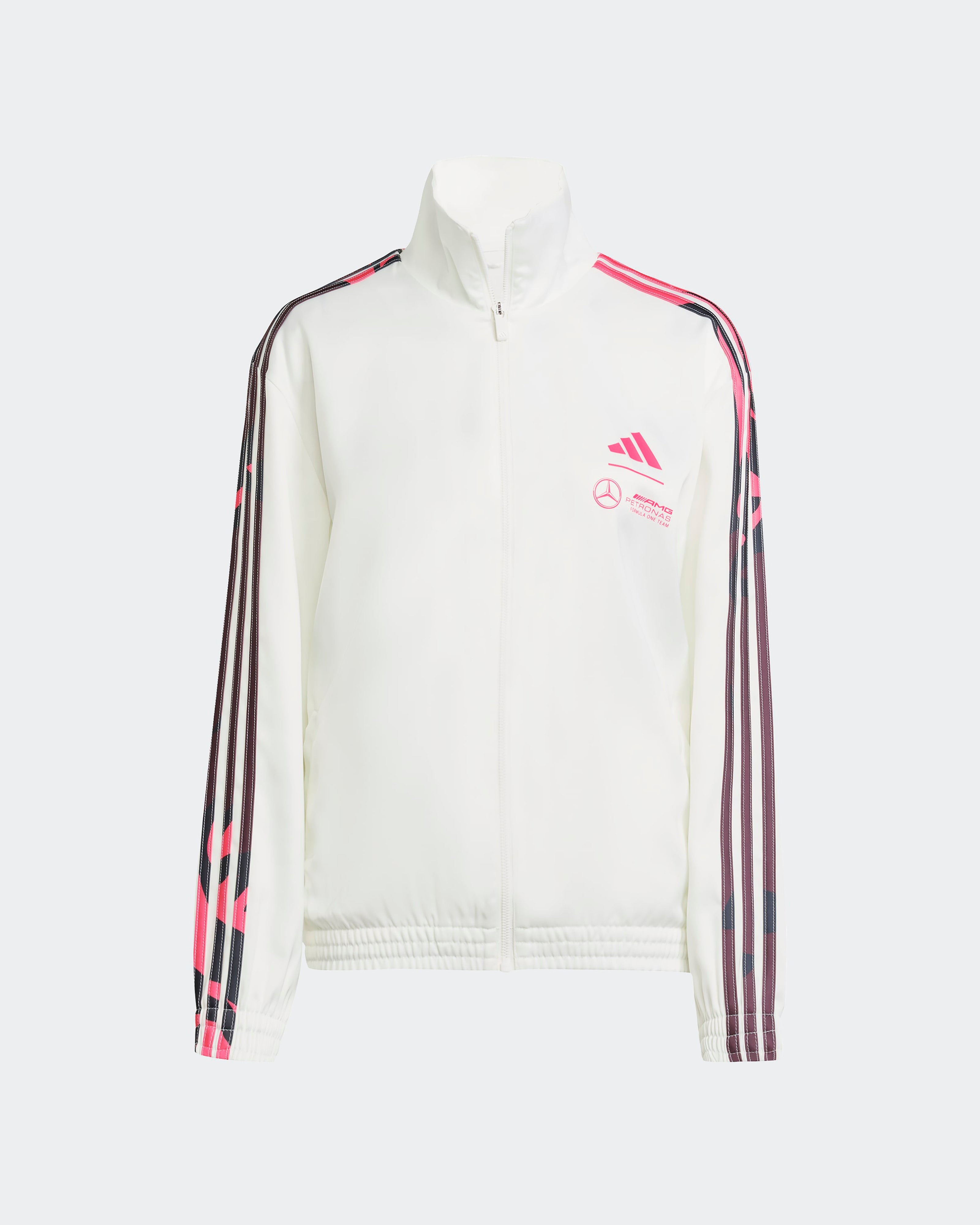 Womens Miami Track Top White | Official Mercedes-AMG PETRONAS F1