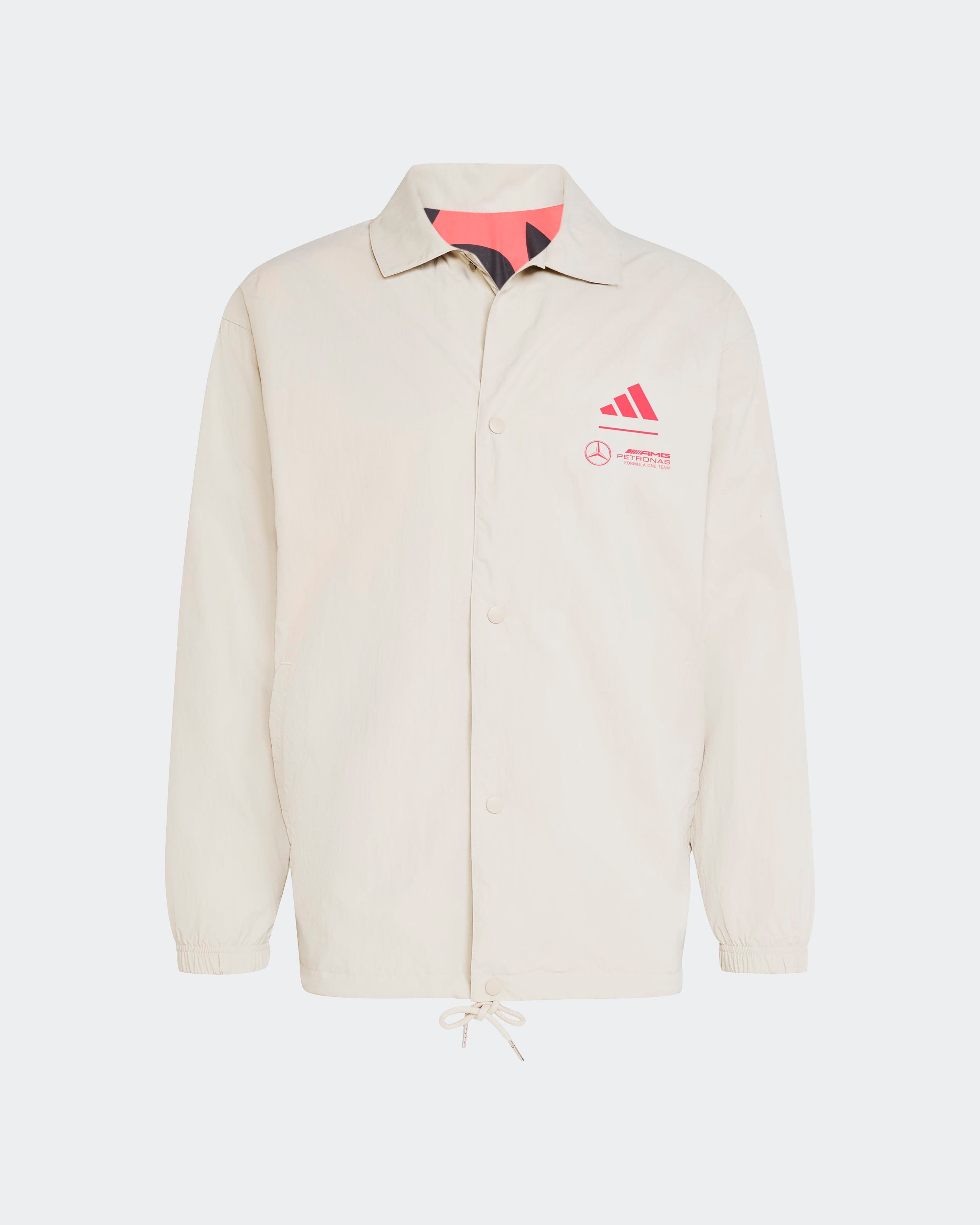 Mens Miami Coach Jacket Beige | Official Mercedes-AMG