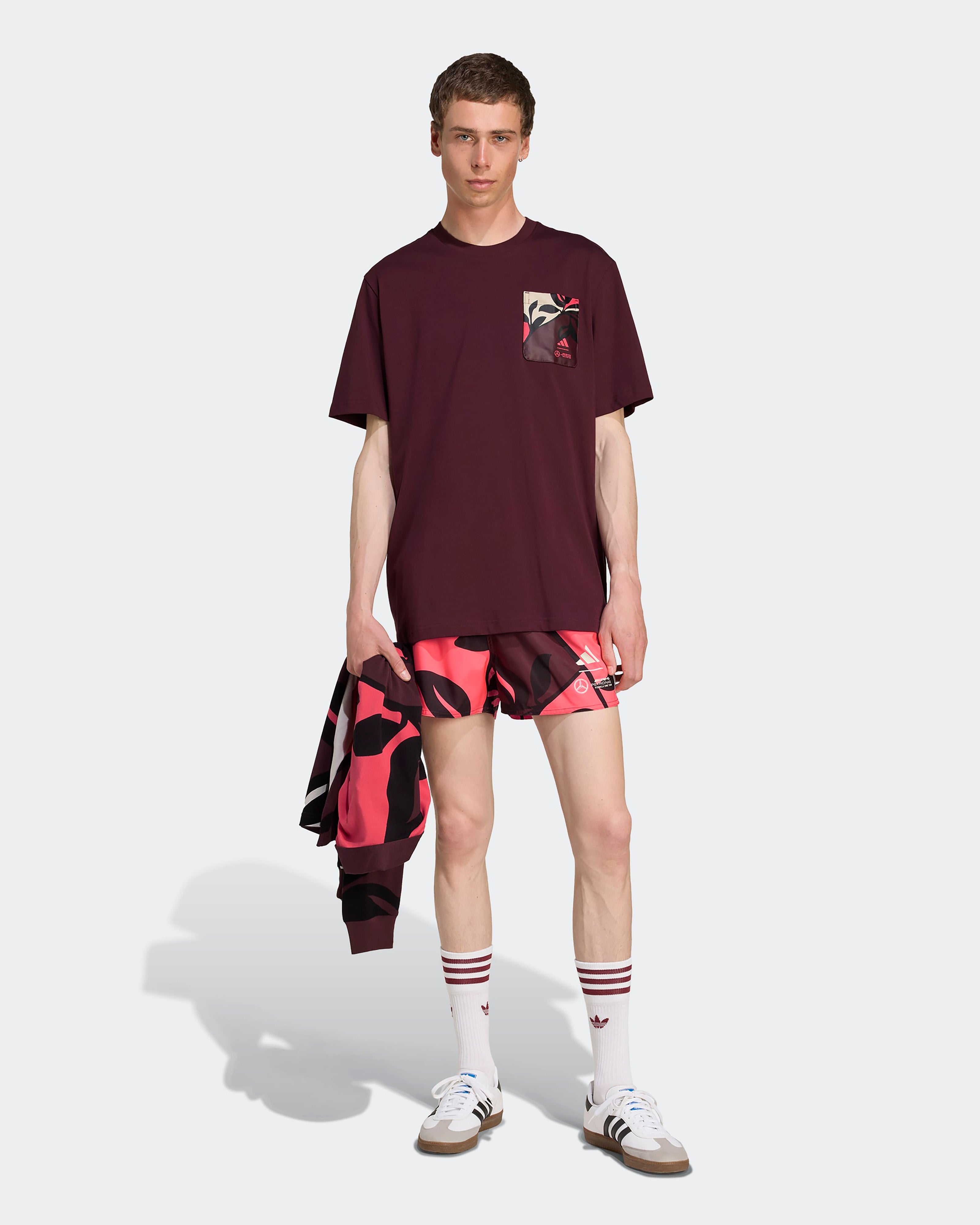 Mens Miami Pocket T-shirt Red