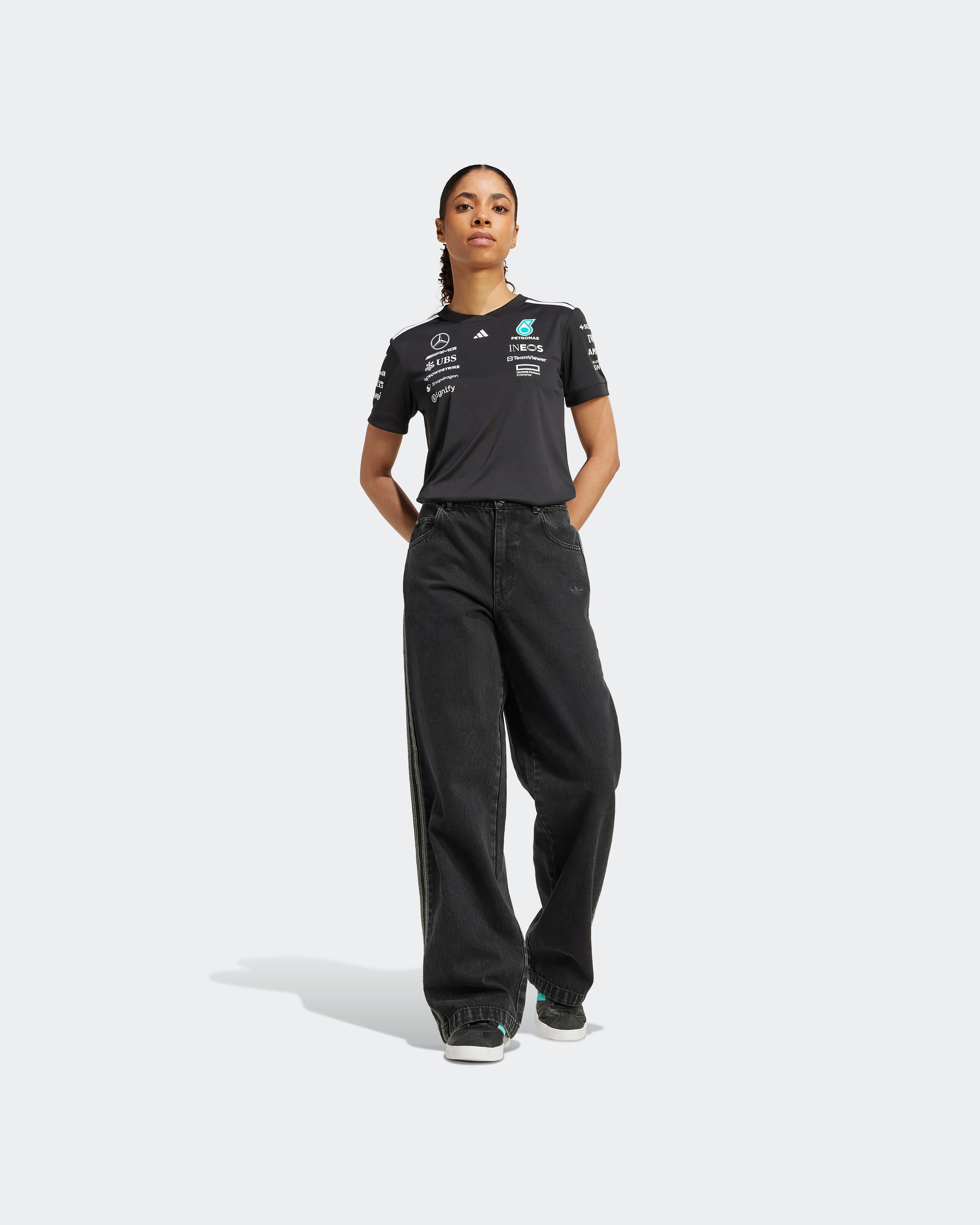 Womens 2025 Team Driver Tee Black