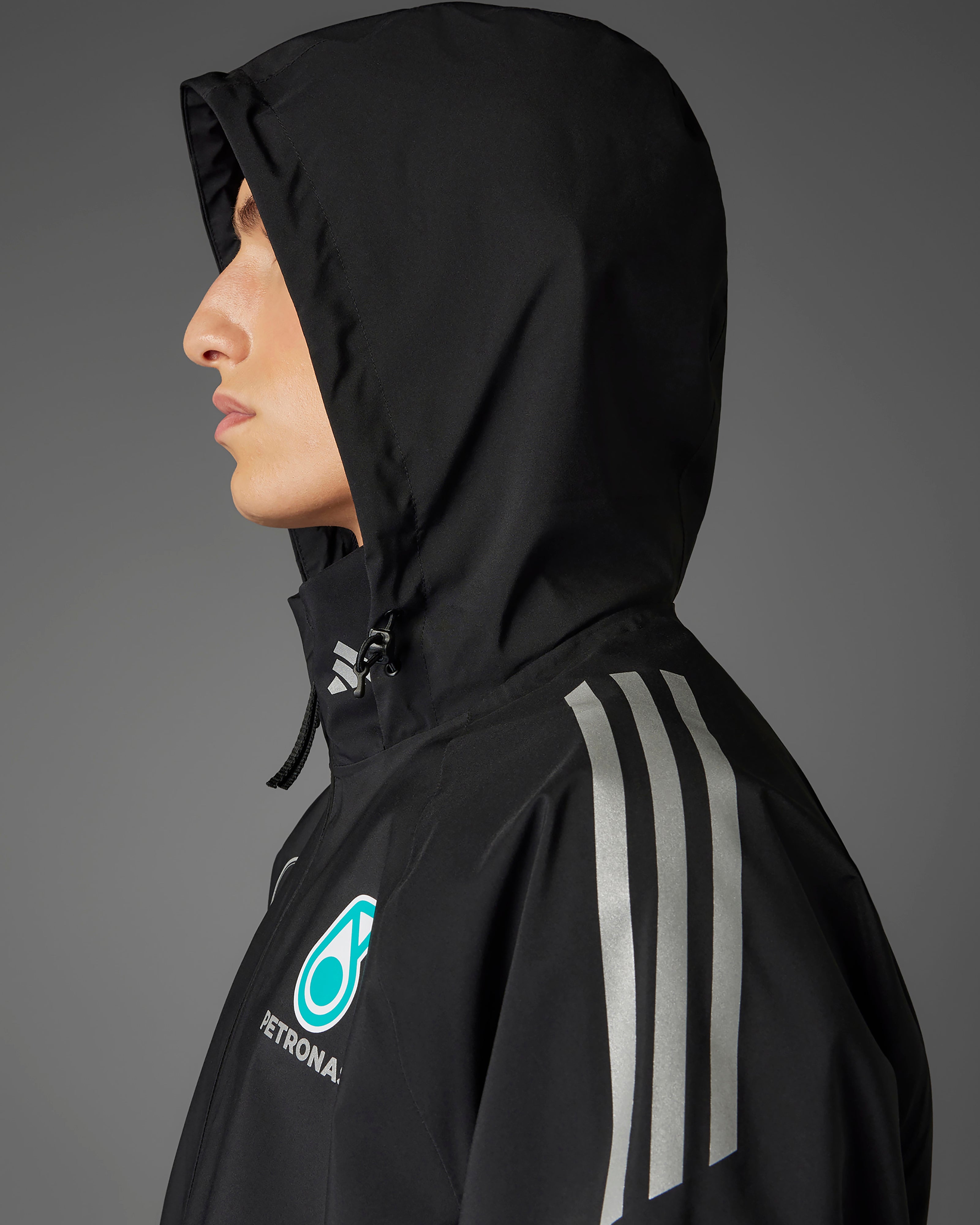 Mens 2025 Mechanics Rain Jacket Black | Official Mercedes-AMG
