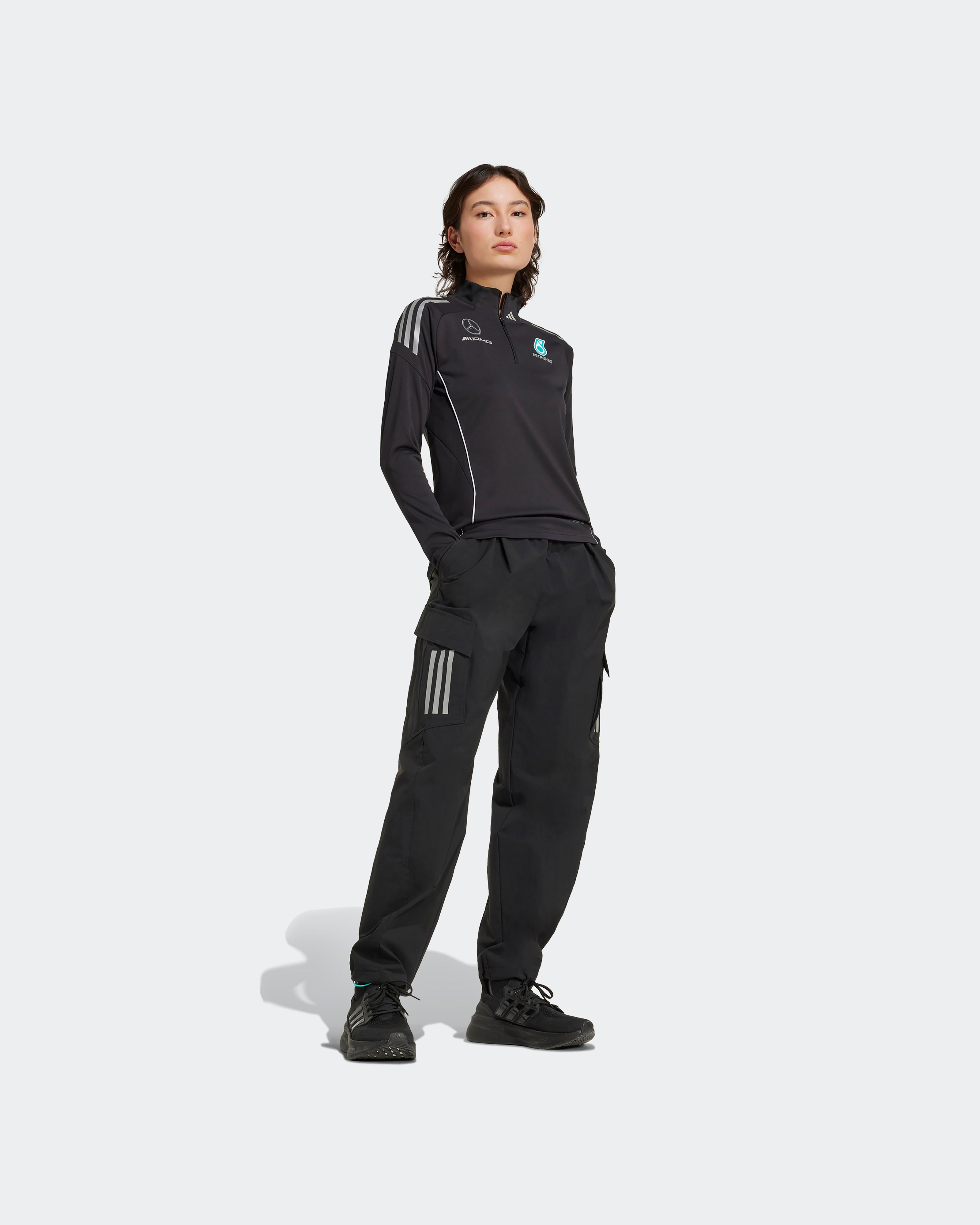 Womens 2025 Mechanics Joggers Black | Official Mercedes-AMG