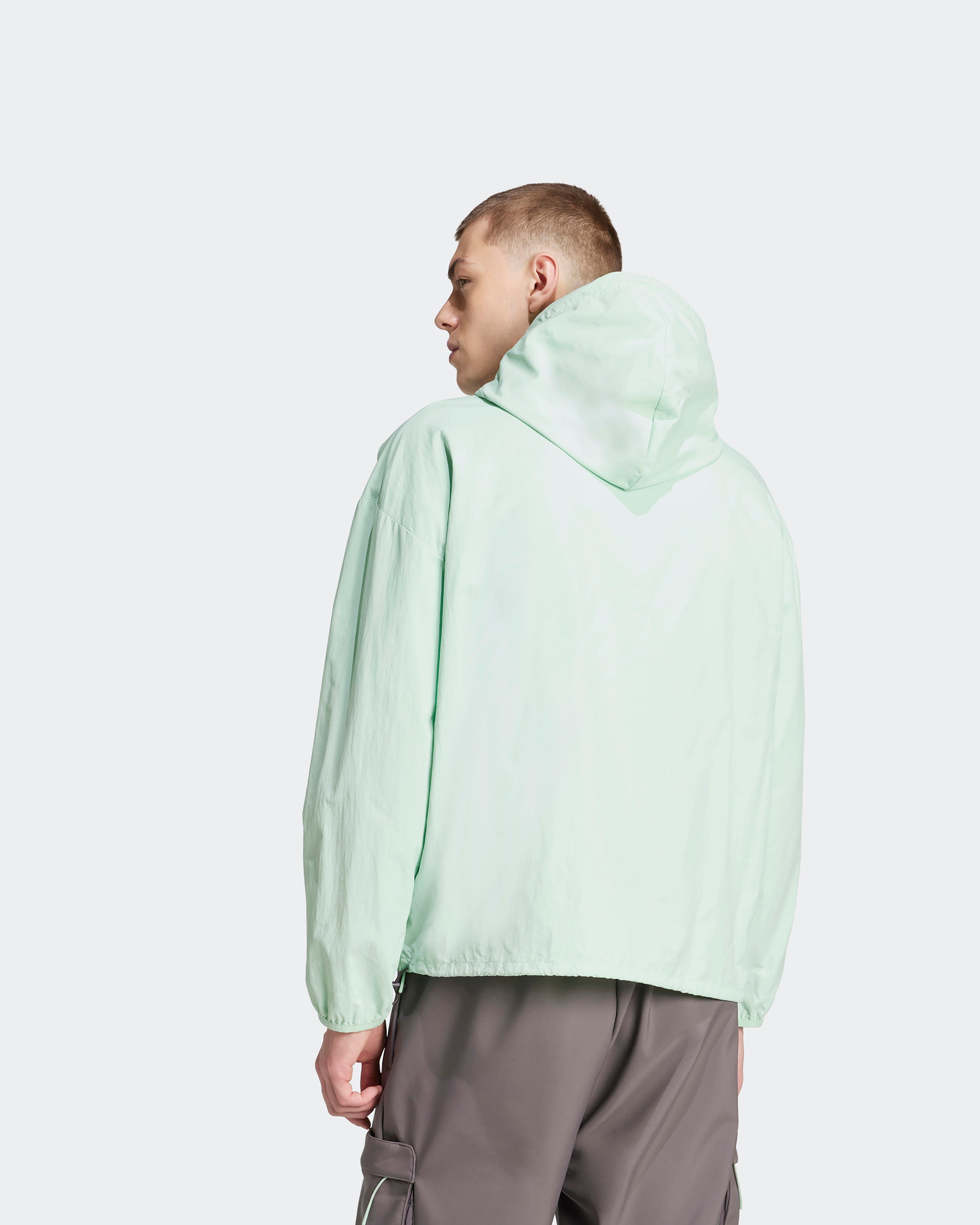 Mens Premium Woven Windbreaker Green | Official Mercedes-AMG