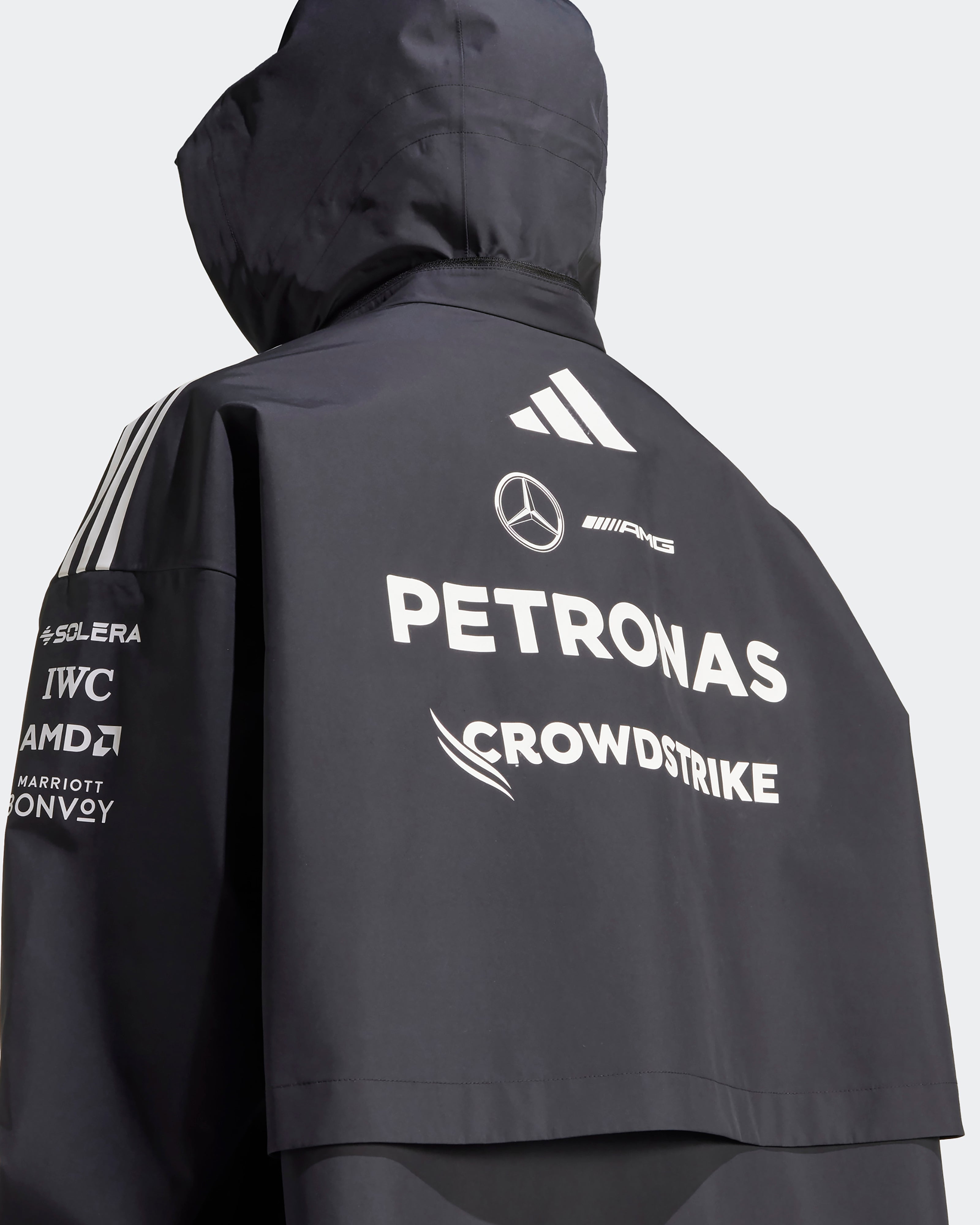 Mens 2025 Team Myshelter Jacket Black | Official Mercedes-AMG