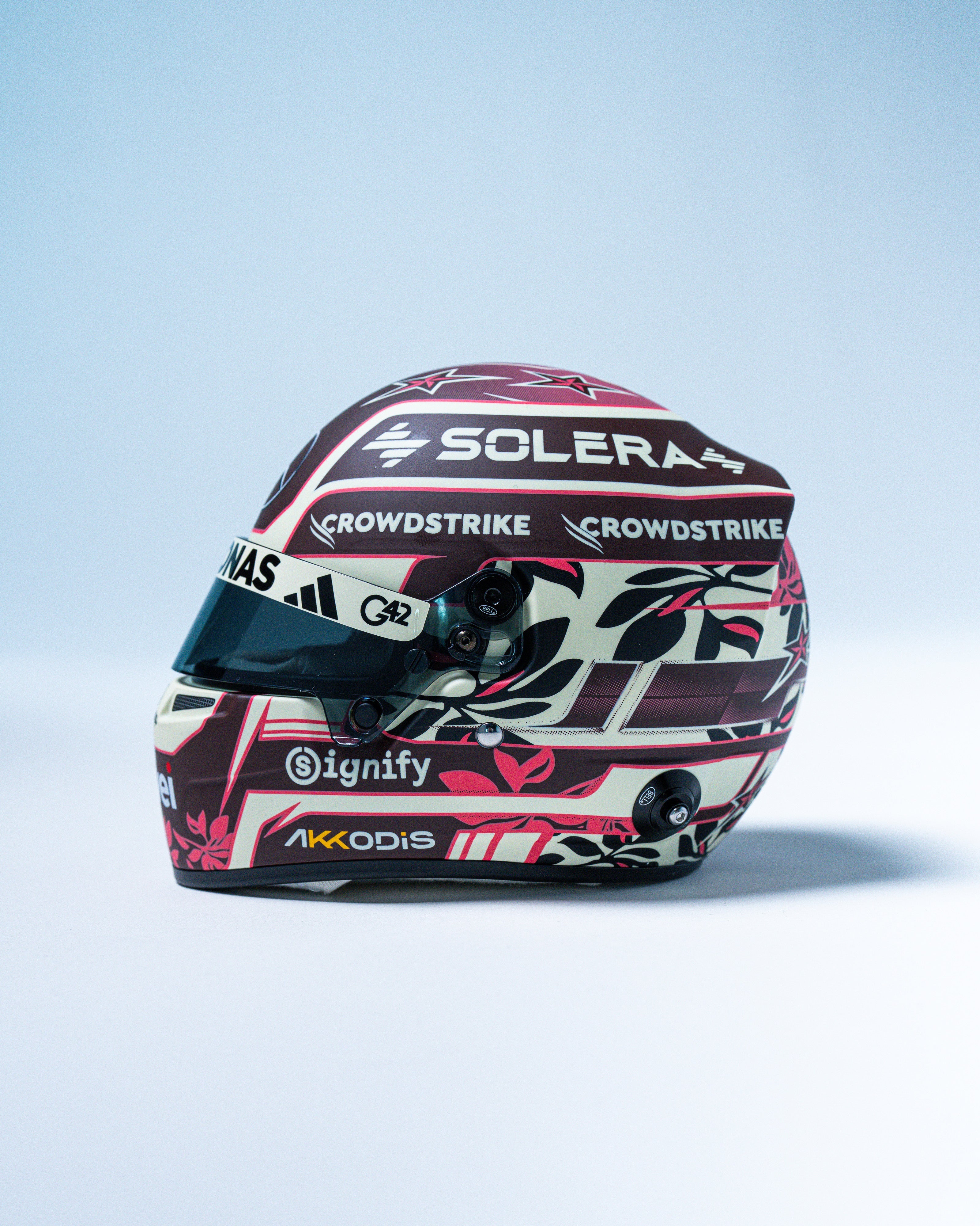 Kimi Antonelli 2025 Miami Mini Bell Helmet Replica 1:2