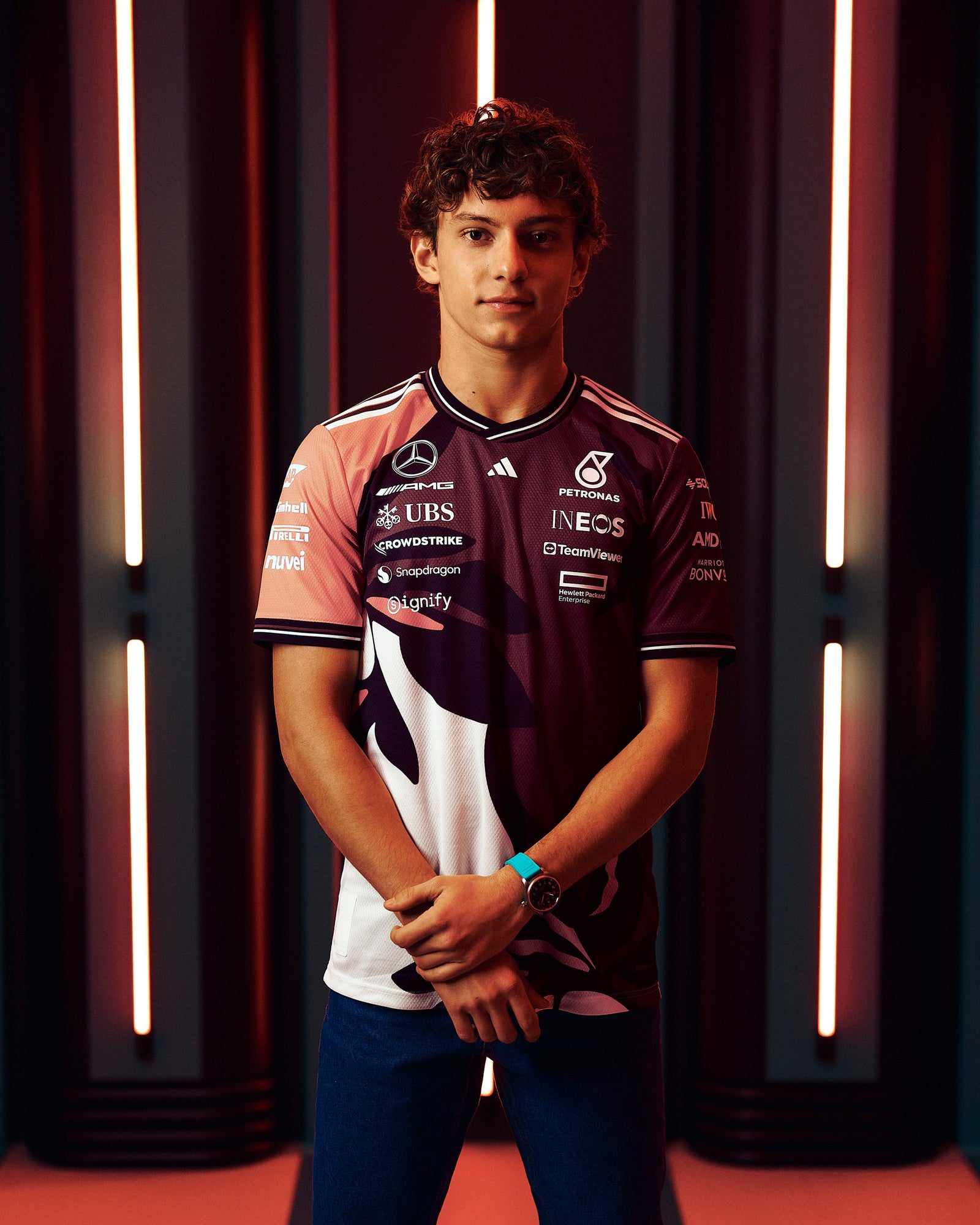 Mens 2025 Miami Authentic Driver Tee Floral