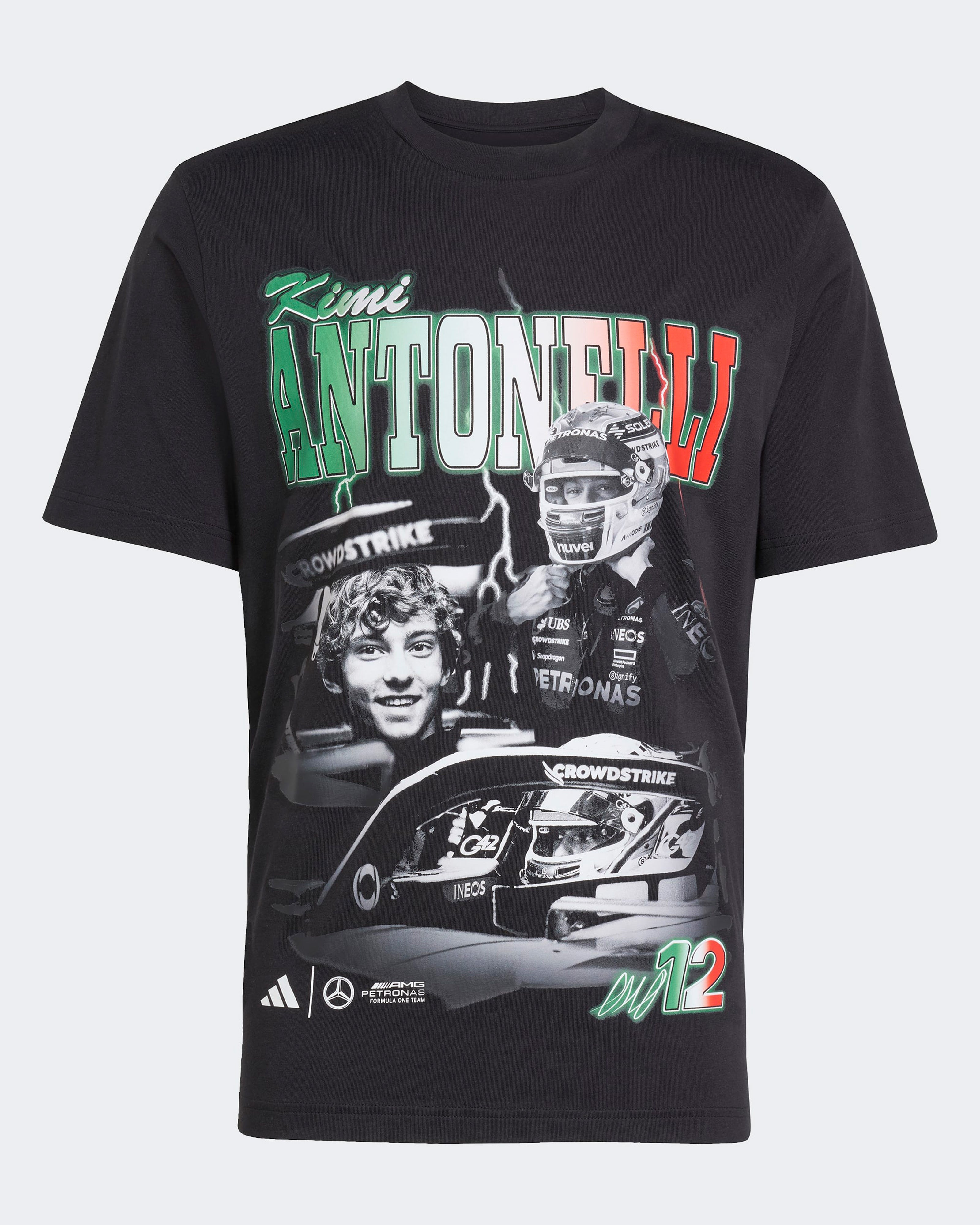 Mens Kimi Antonelli Graphic T-shirt Black