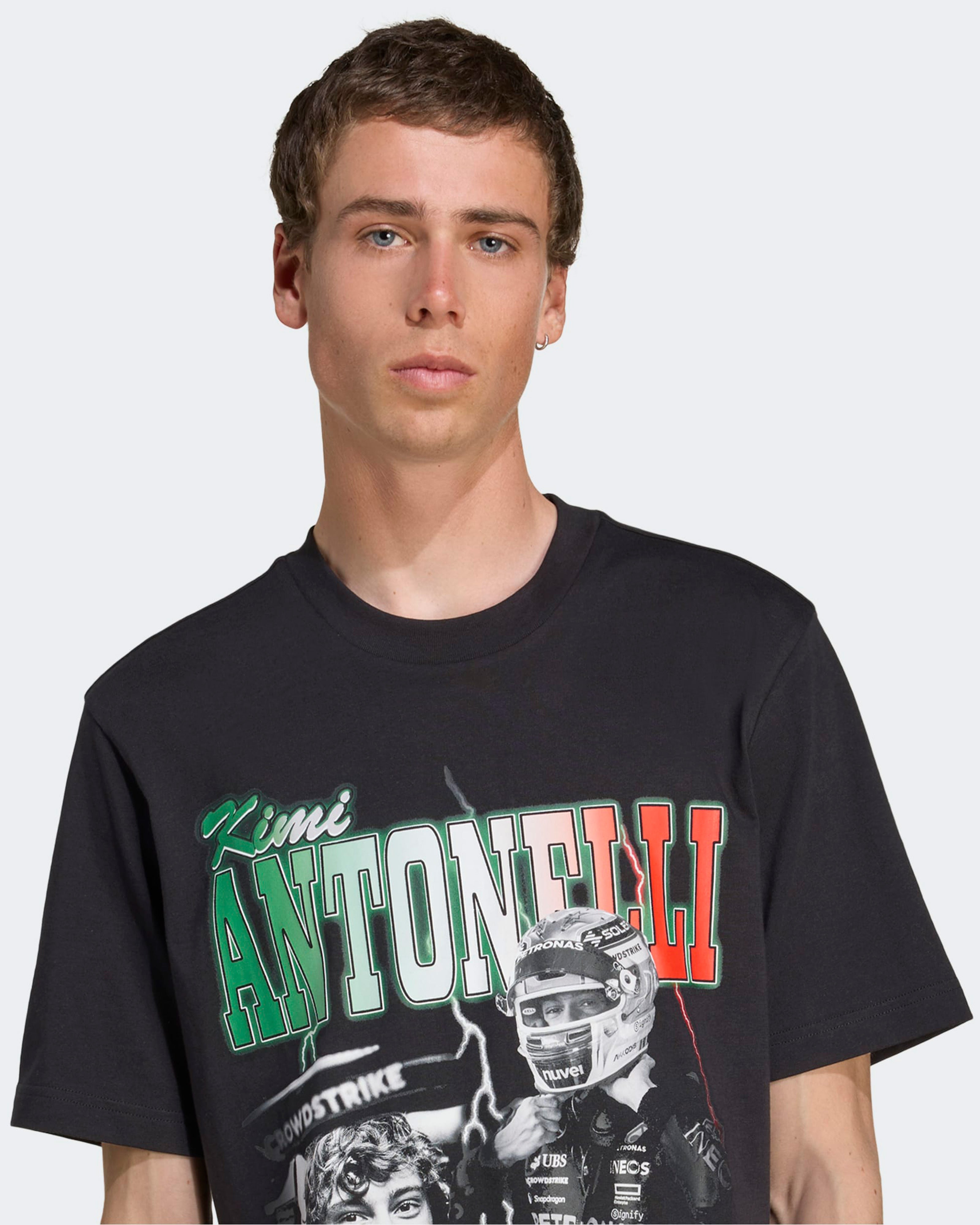 Mens Kimi Antonelli Graphic T-shirt Black