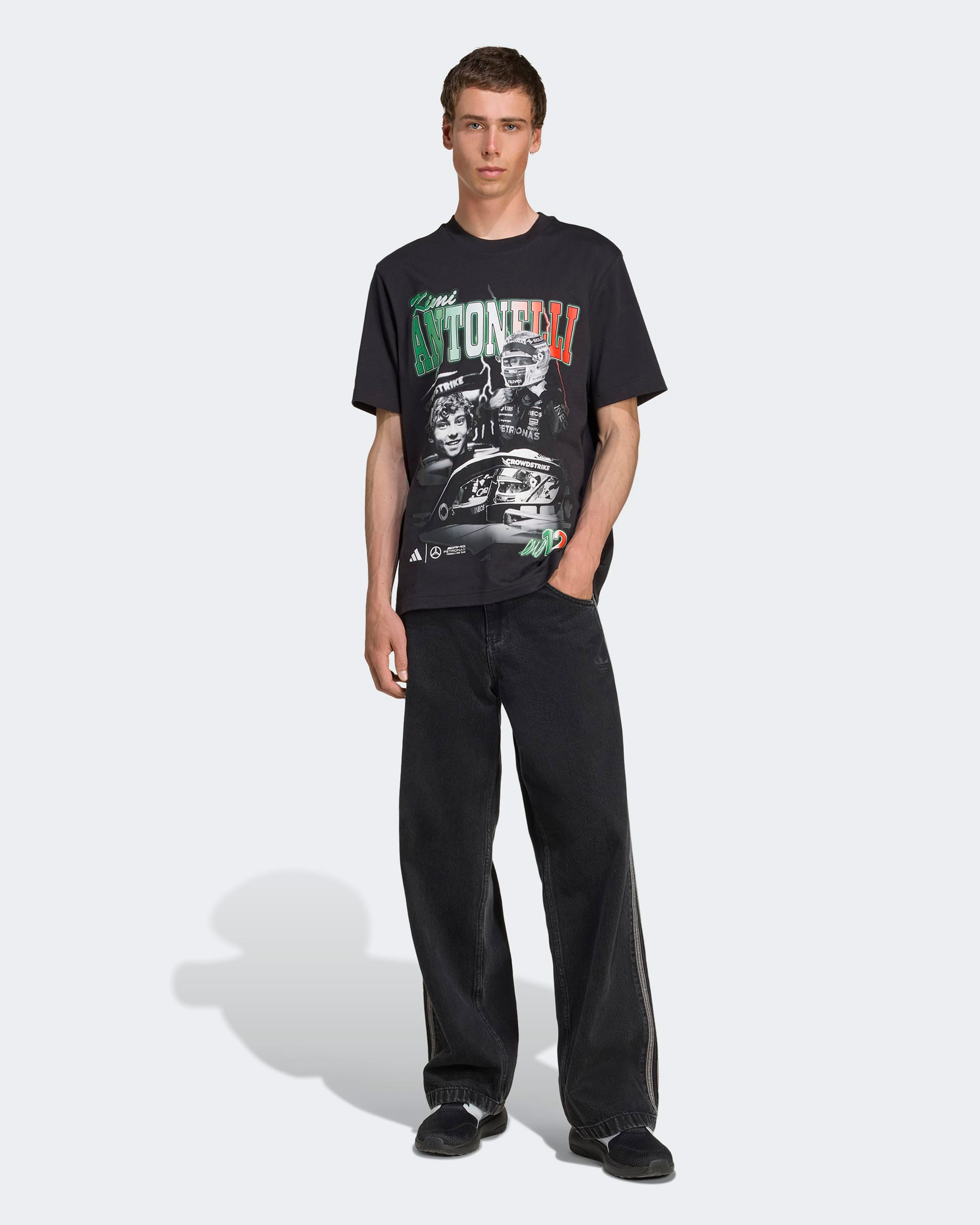 Mens Kimi Antonelli Graphic T-shirt Black