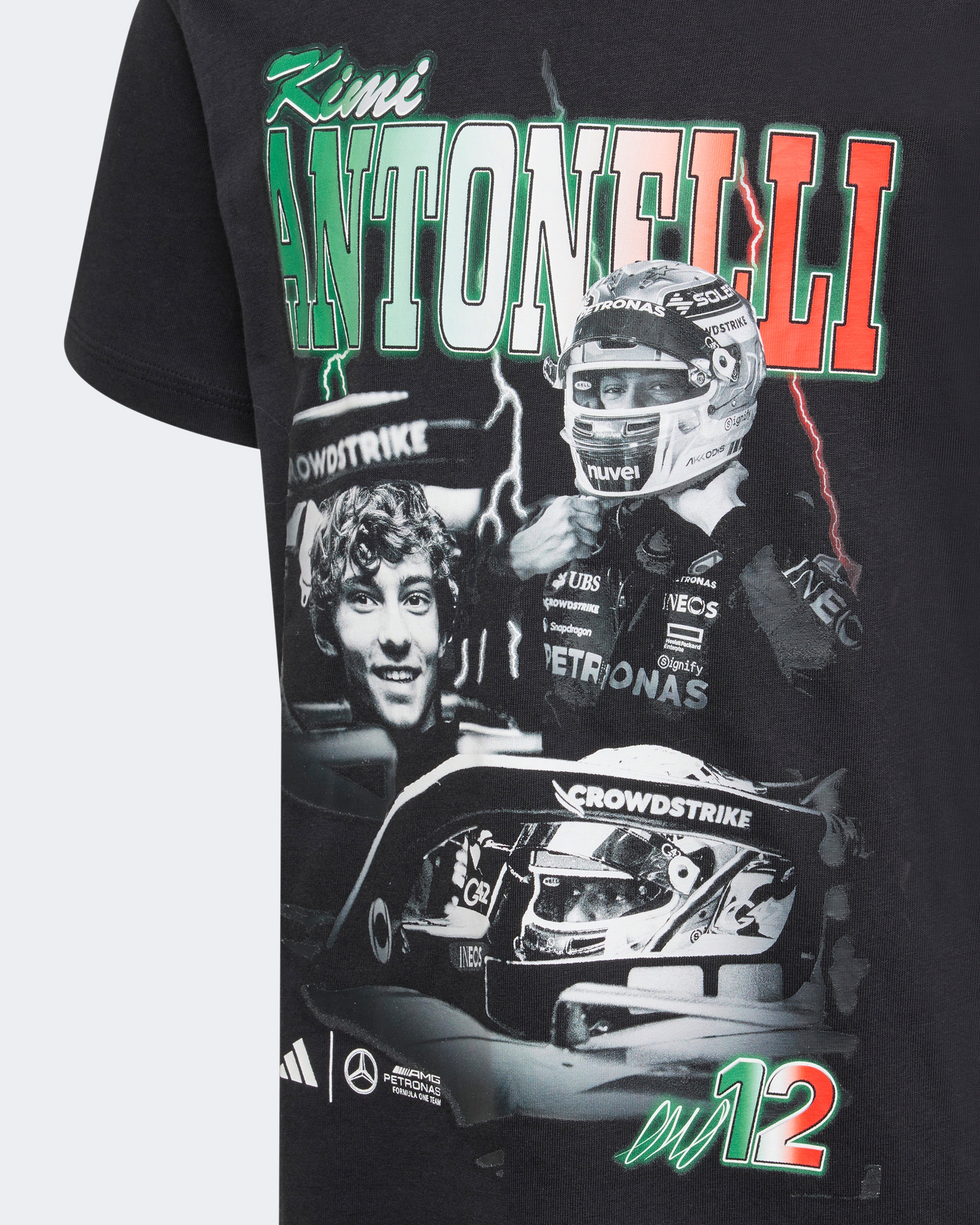 Kids Kimi Antonelli Graphic T-shirt Black