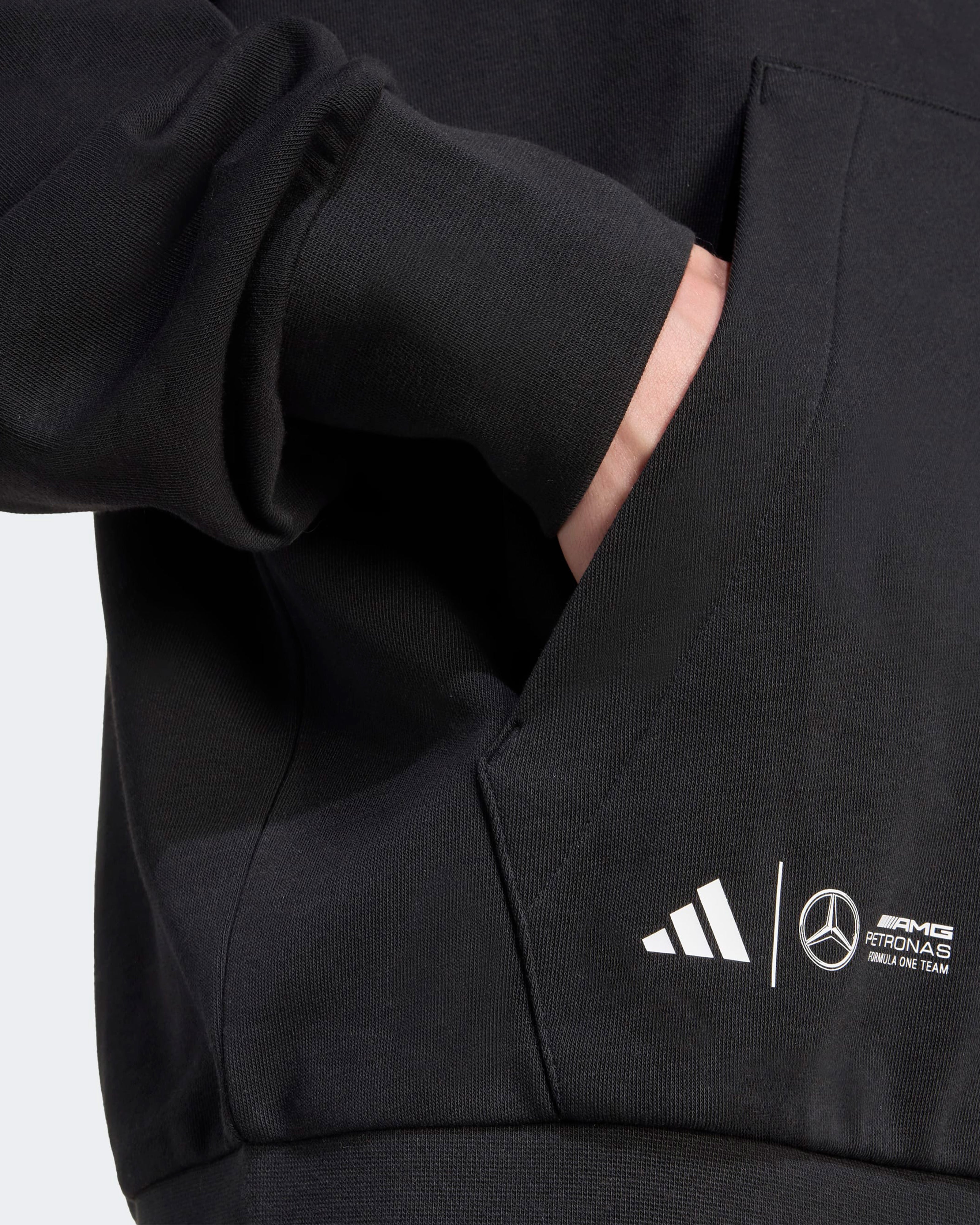 Mens George Russell Graphic Hoody Black