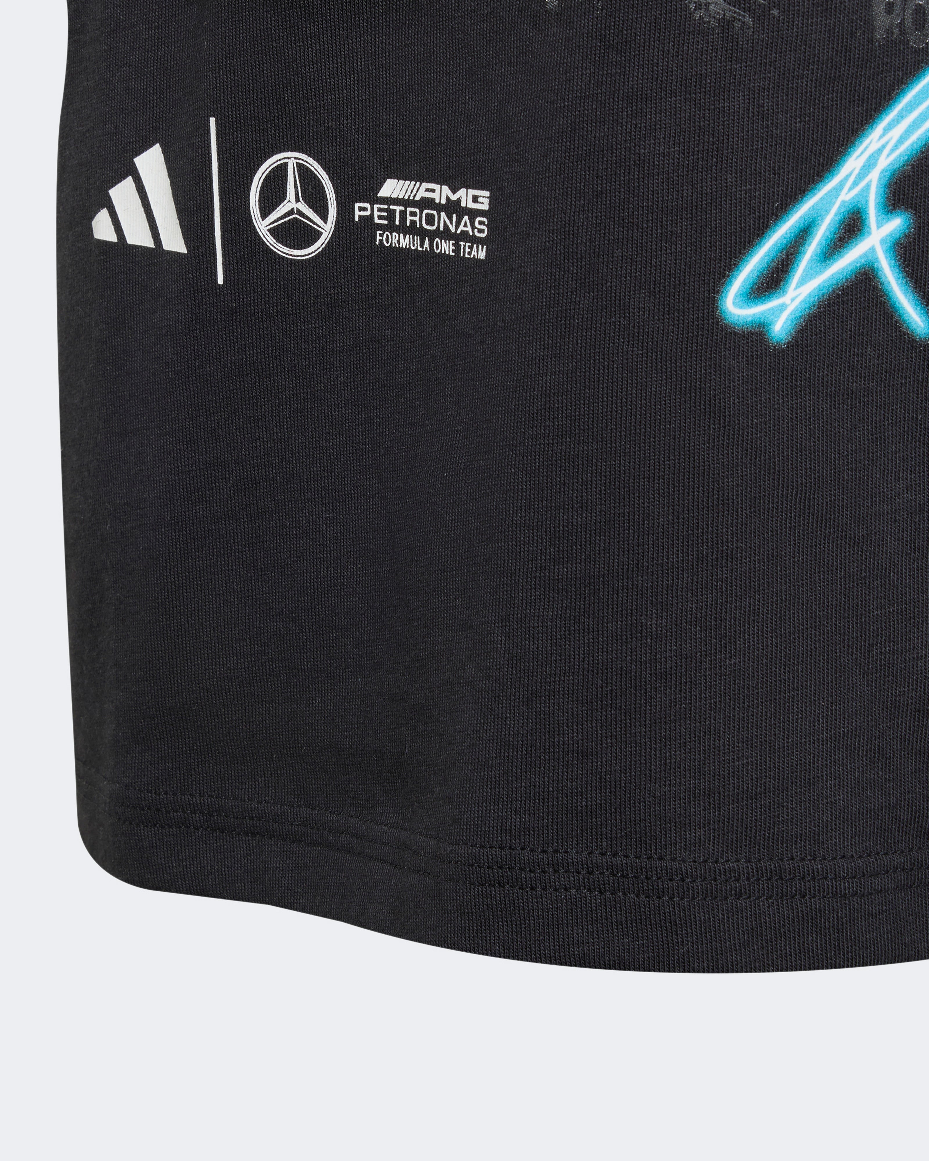 Kids George Russell Graphic T-shirt Black