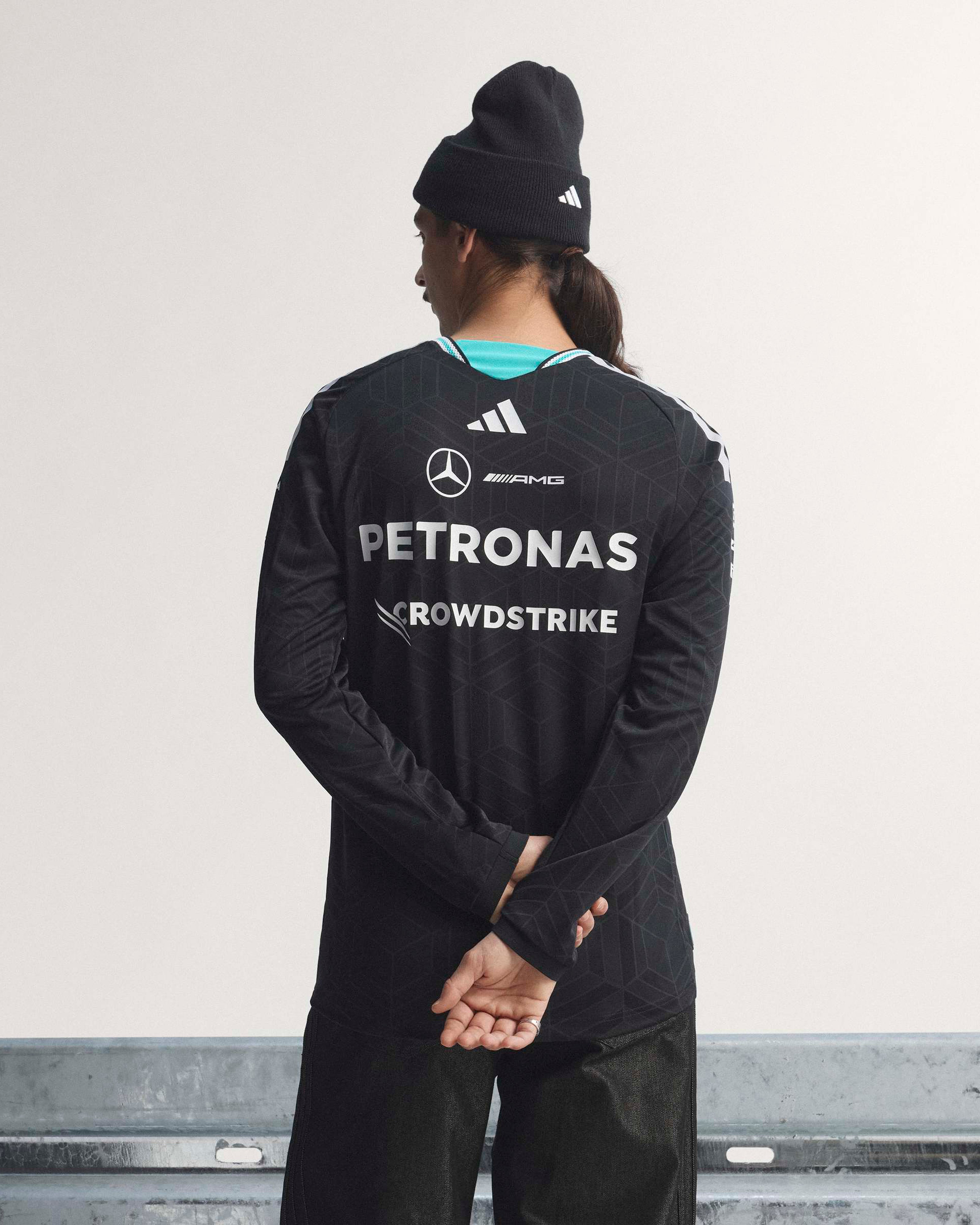 Mens 2026 Authentic Long-Sleeve Driver Tee Black