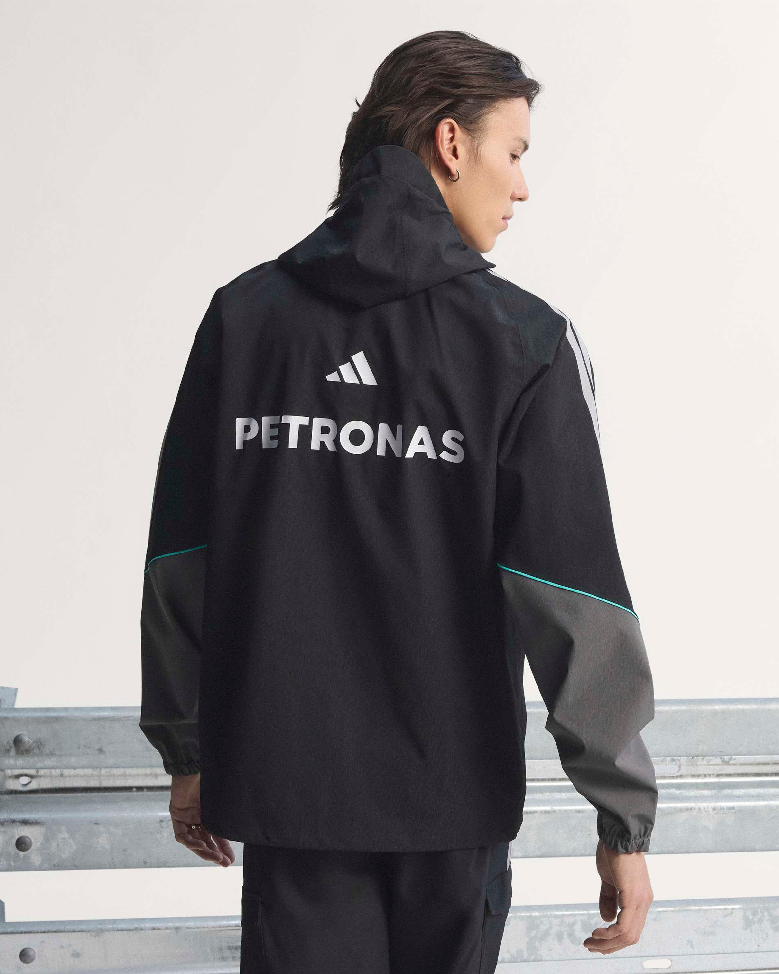 Mens 2026 Mechanics Rain Jacket Black