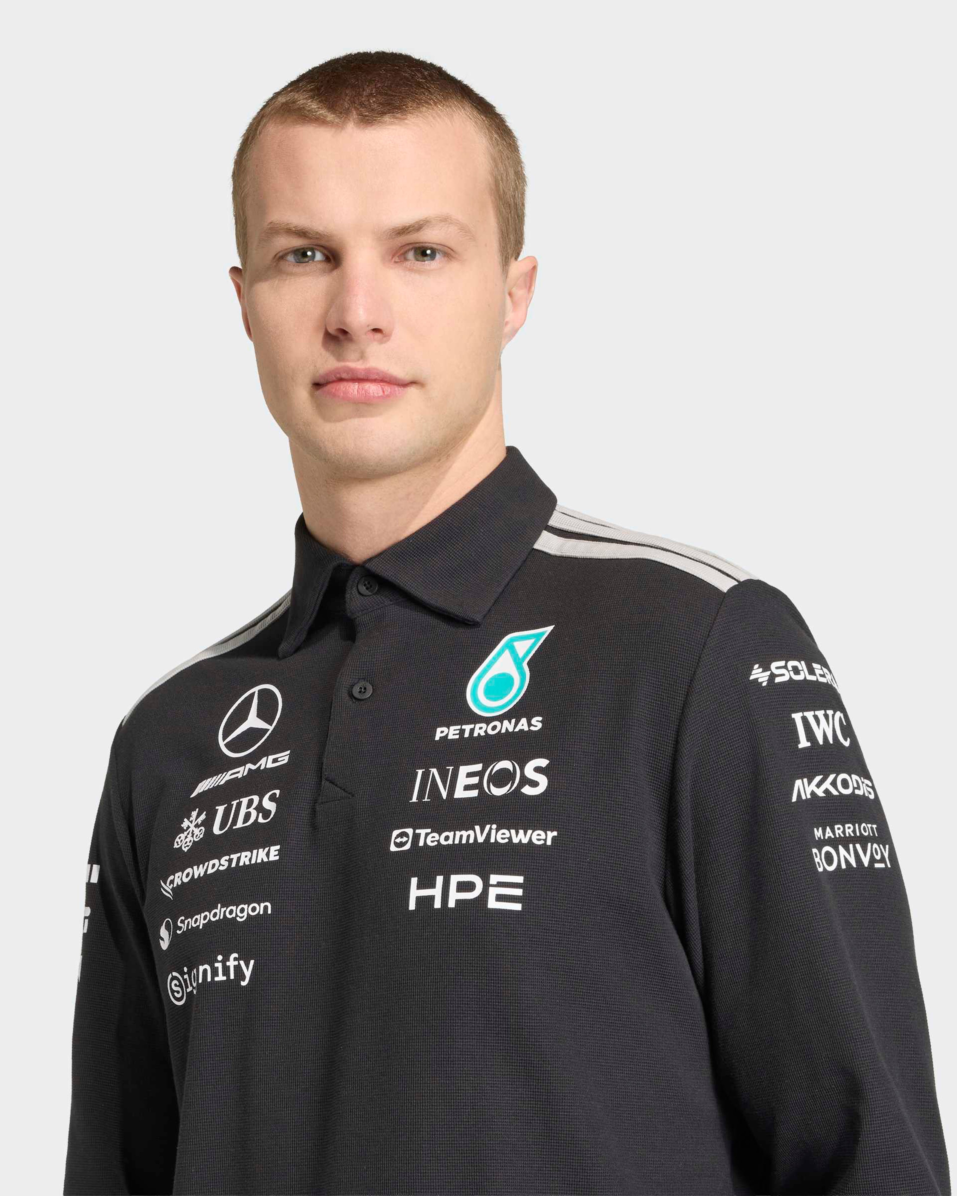 2026メルセデスAMG ポロシャツF1 Lサイズ adidas（アディダス） 海外規格サイズ 2026 メルセデス AMG ペトロナス