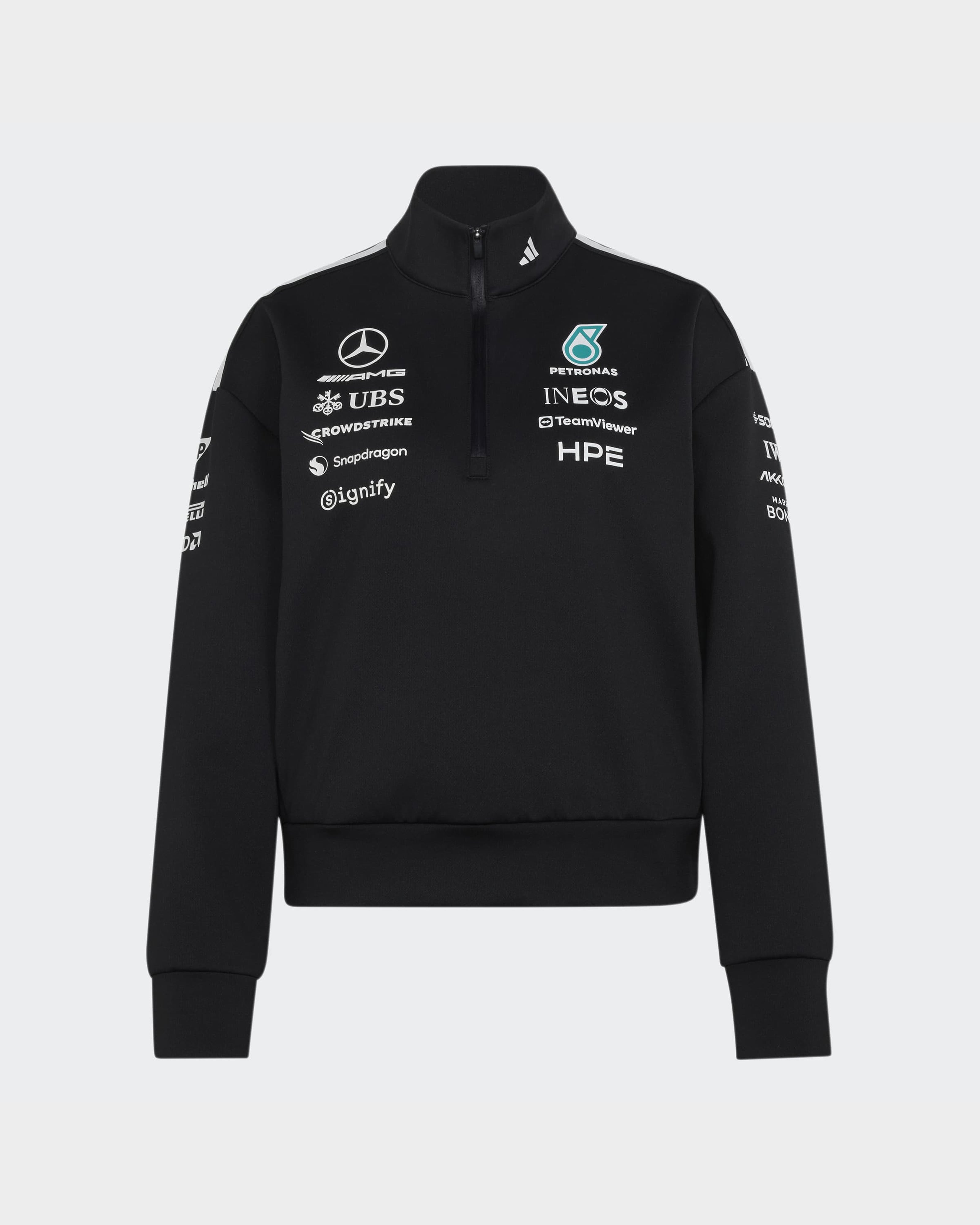 Official Women's 2026 Team Quarter Zip - Black | Mercedes-AMG