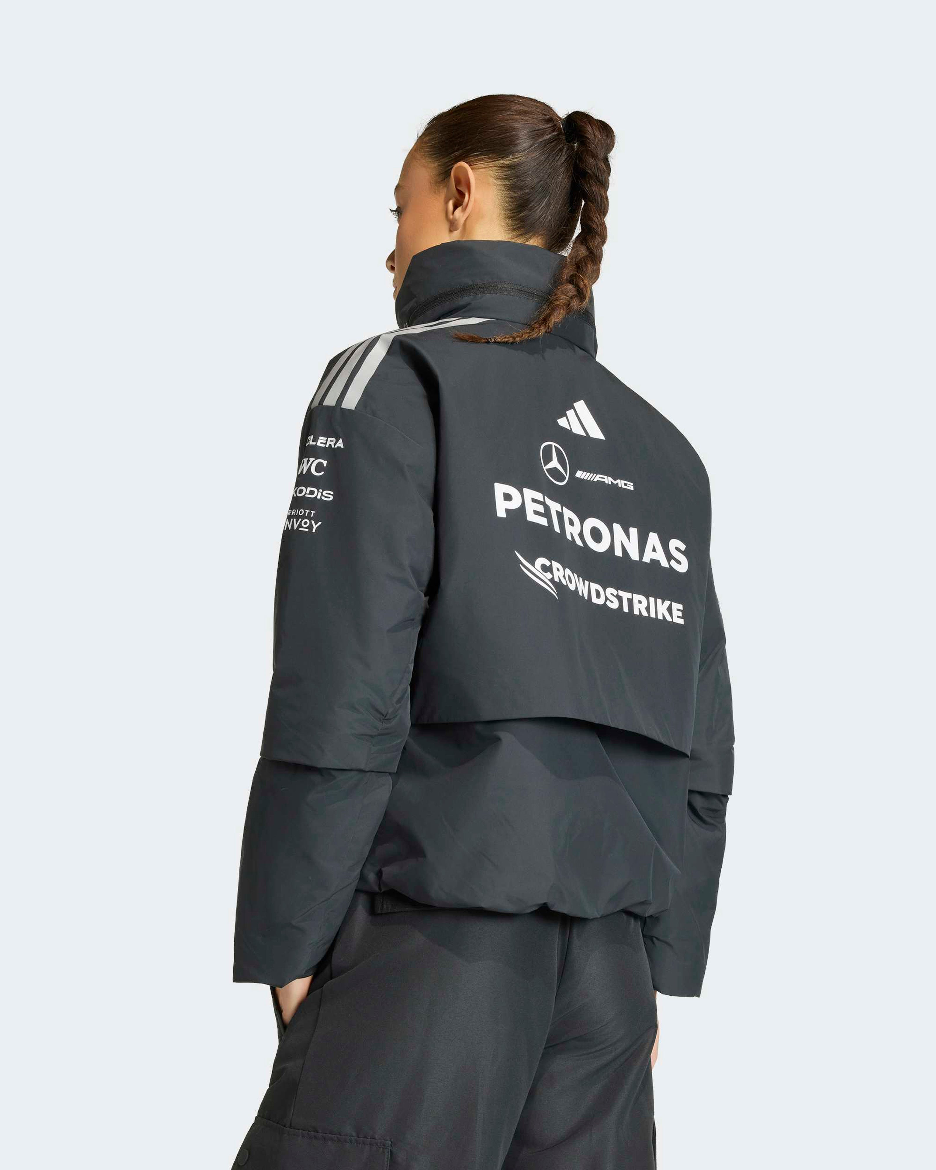 Official Women's 2026 Team Jacket - Black | Mercedes-AMG PETRONAS