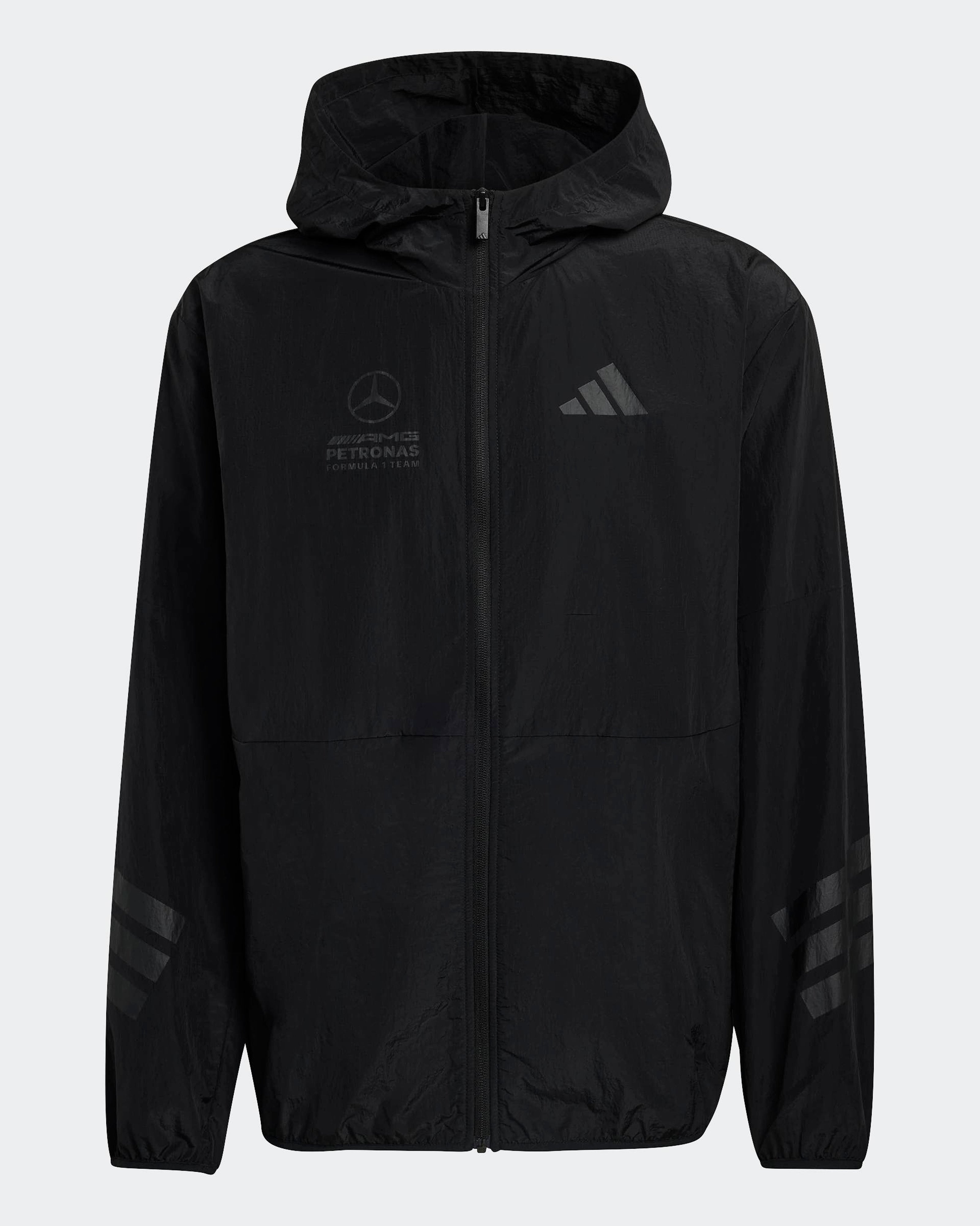 Mens Lights Out Windbreaker Black
