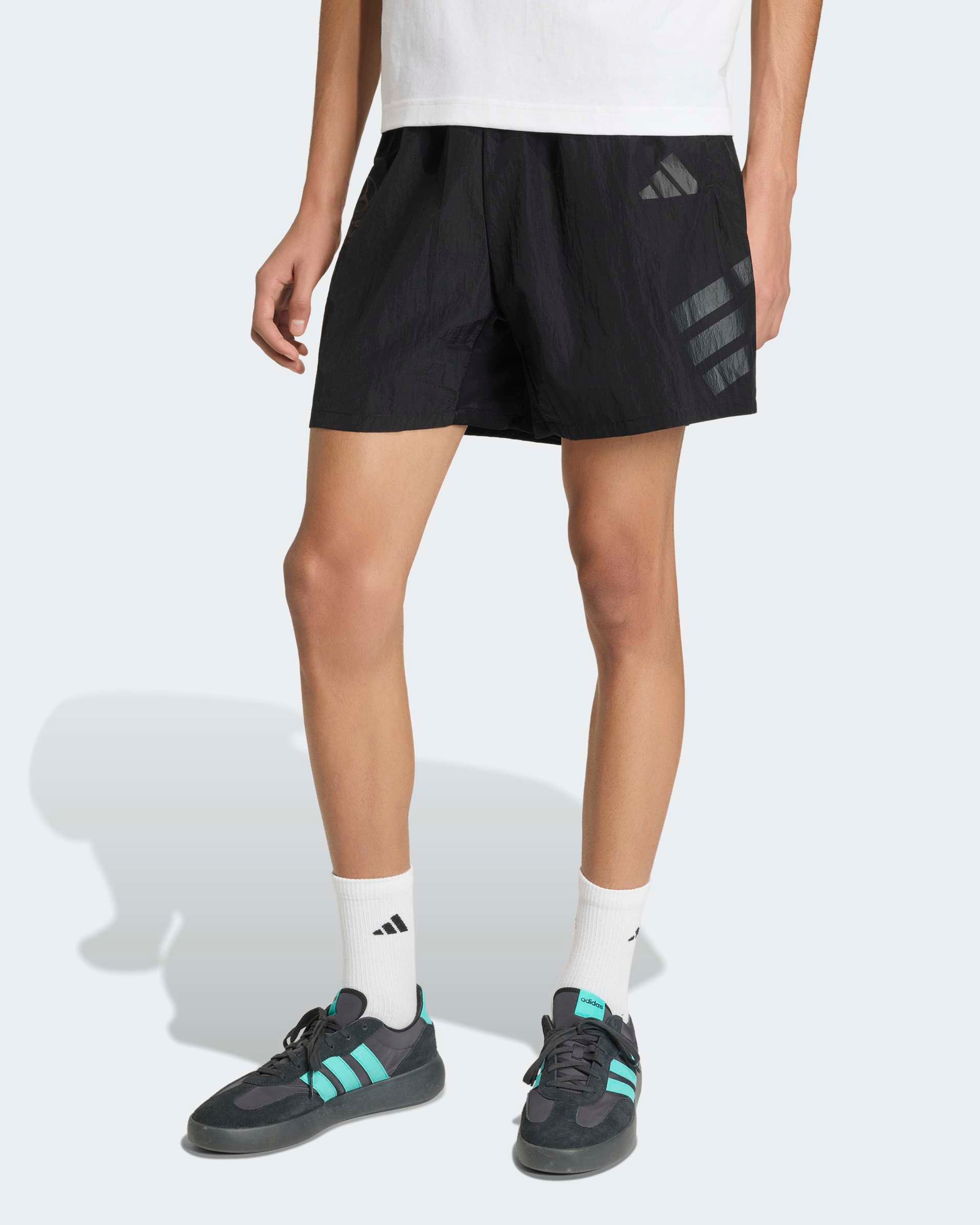 Mens Lights Out Shorts Black