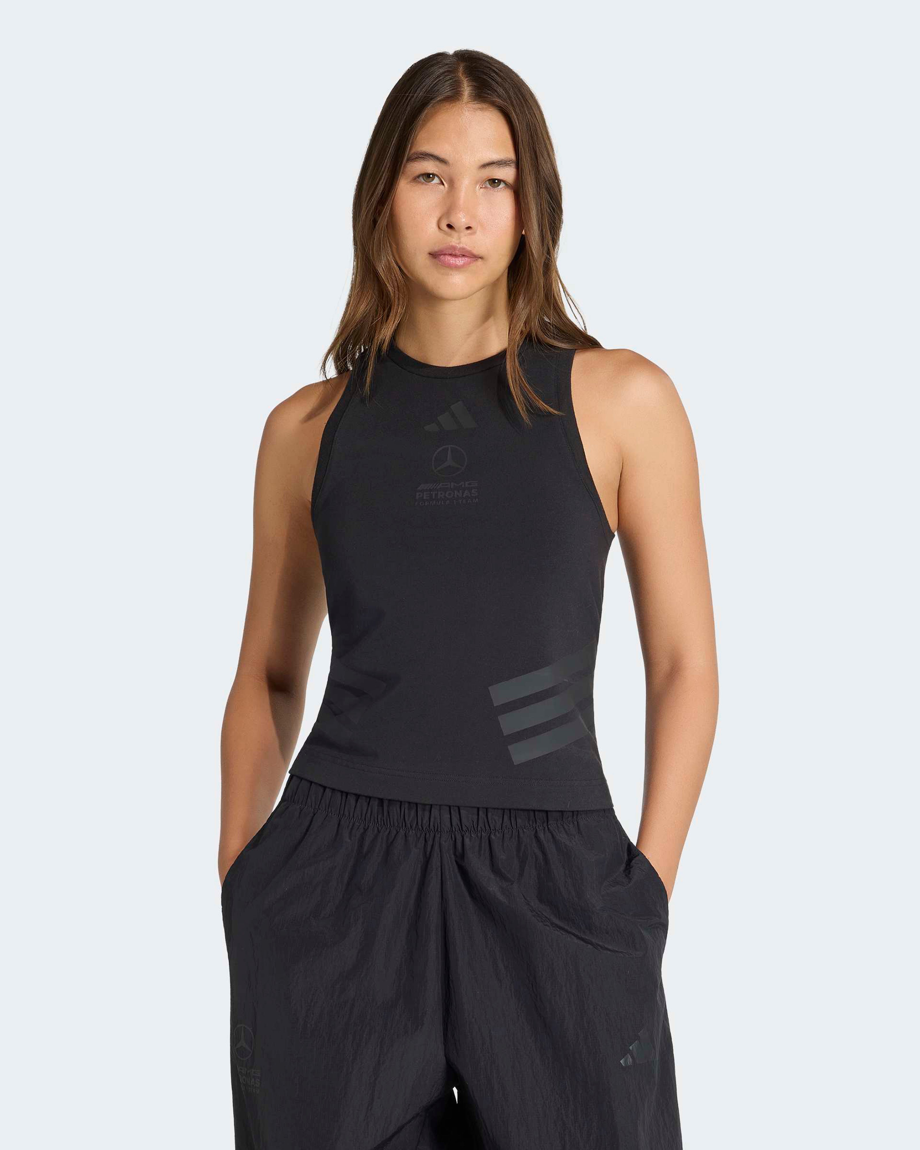 Womens Lights Out Tank Top Black