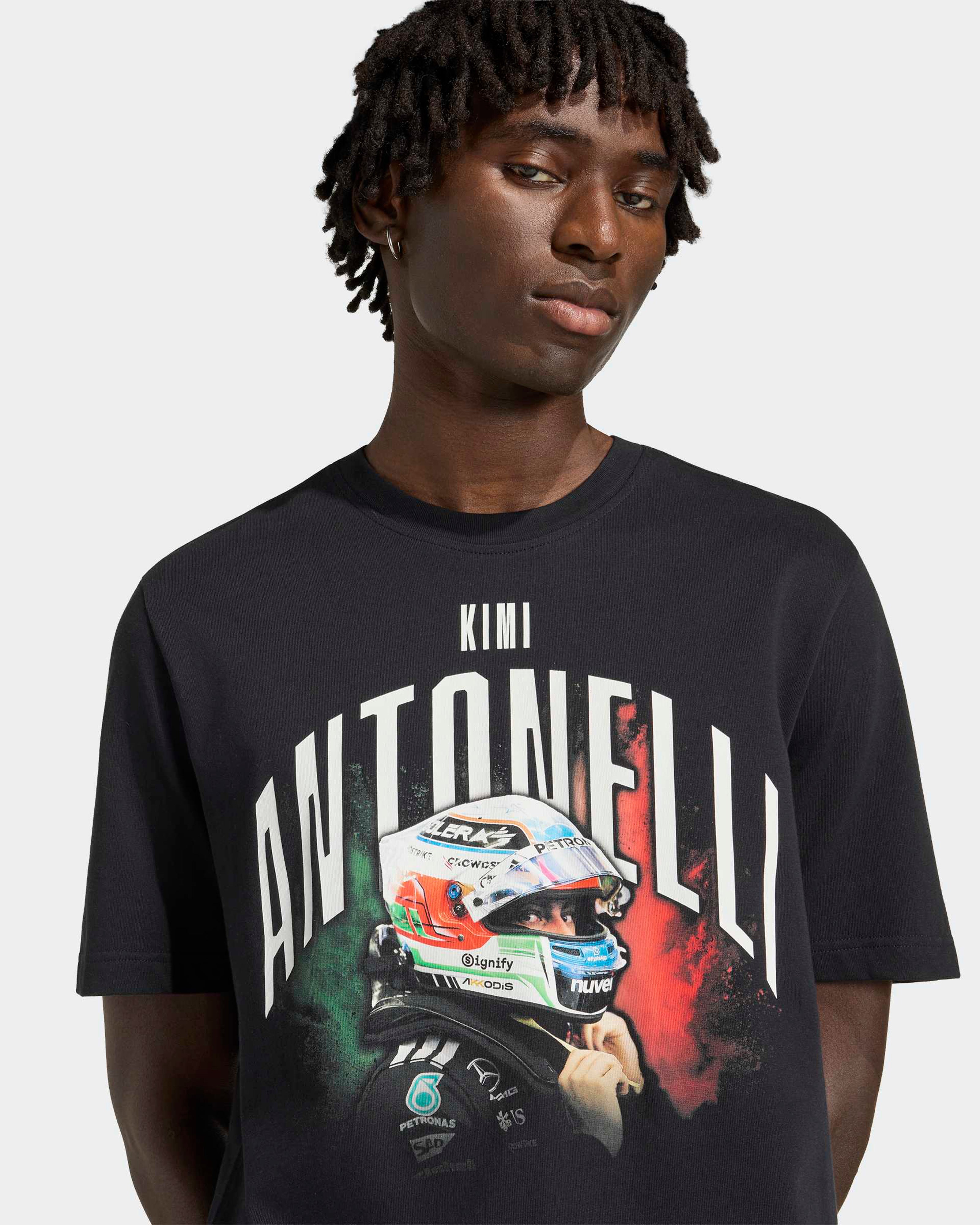 Mens Kimi Antonelli Graphic T-shirt Black