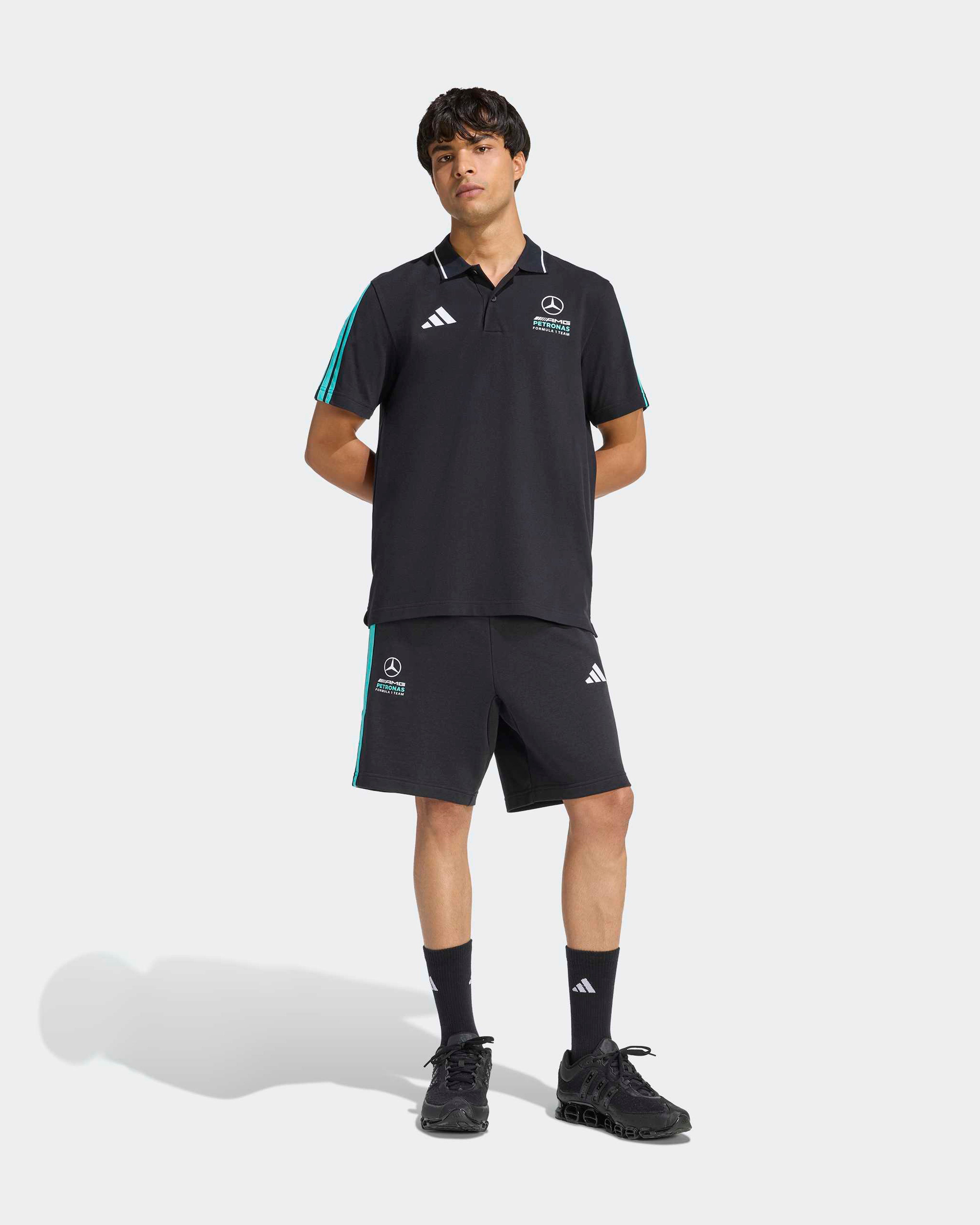 Mens DNA Polo Black