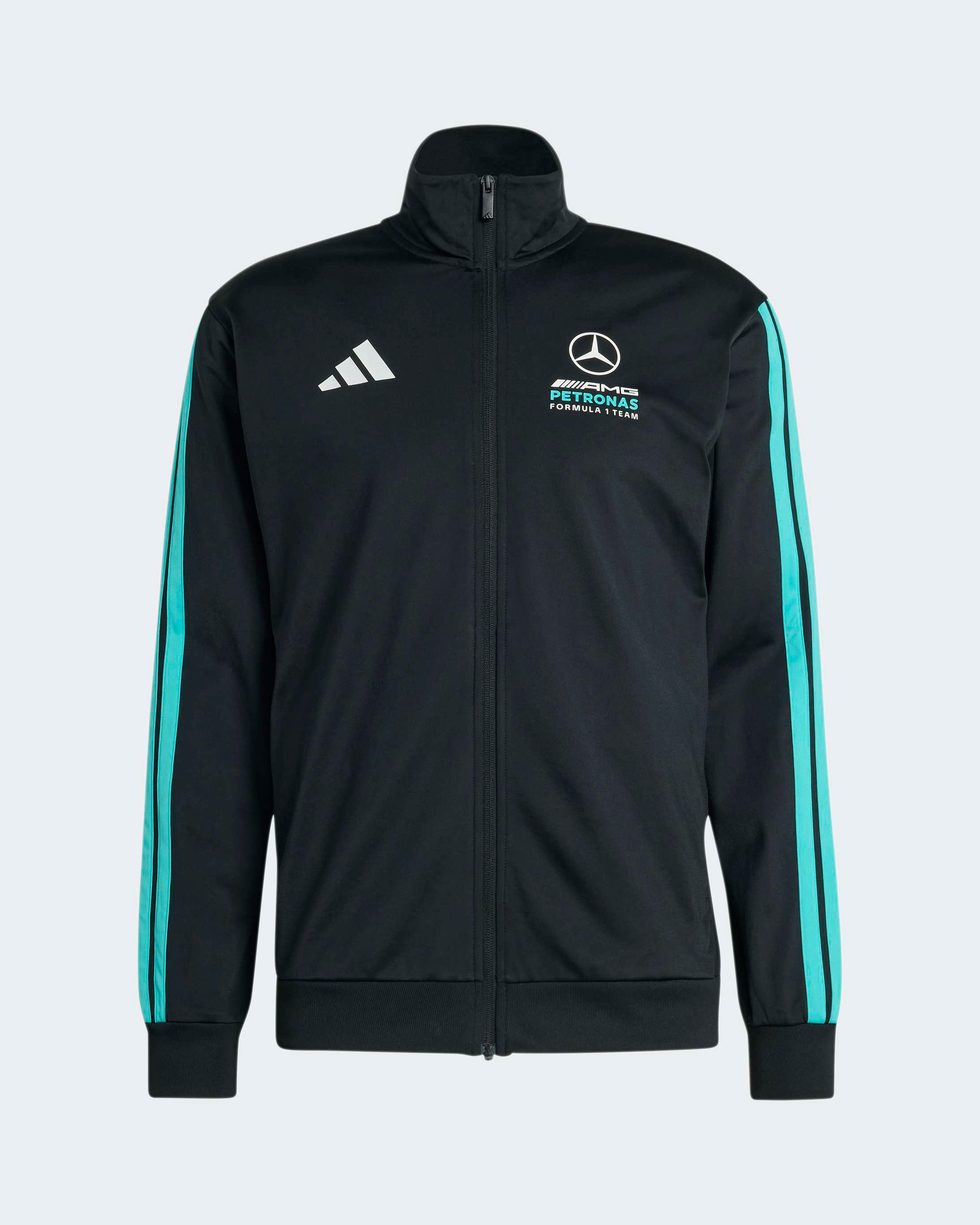 MERCEDES-AMG PETRONAS F1チーム DNA トラックトップ 2026 Men's DNA Track Top - Black | Official Mercedes-AMG PETRONAS