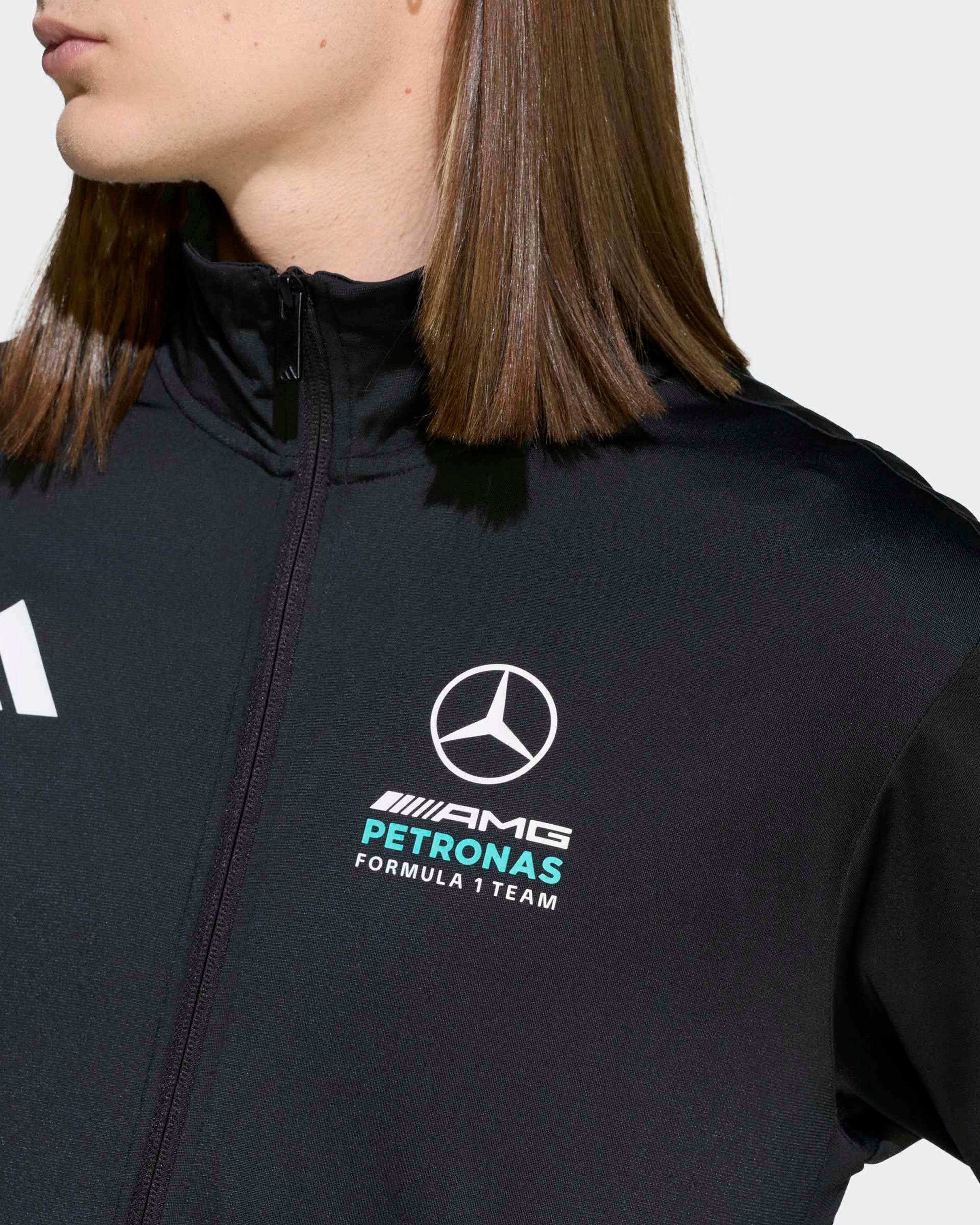 2026 Men's DNA Track Top - Black | Official Mercedes-AMG PETRONAS